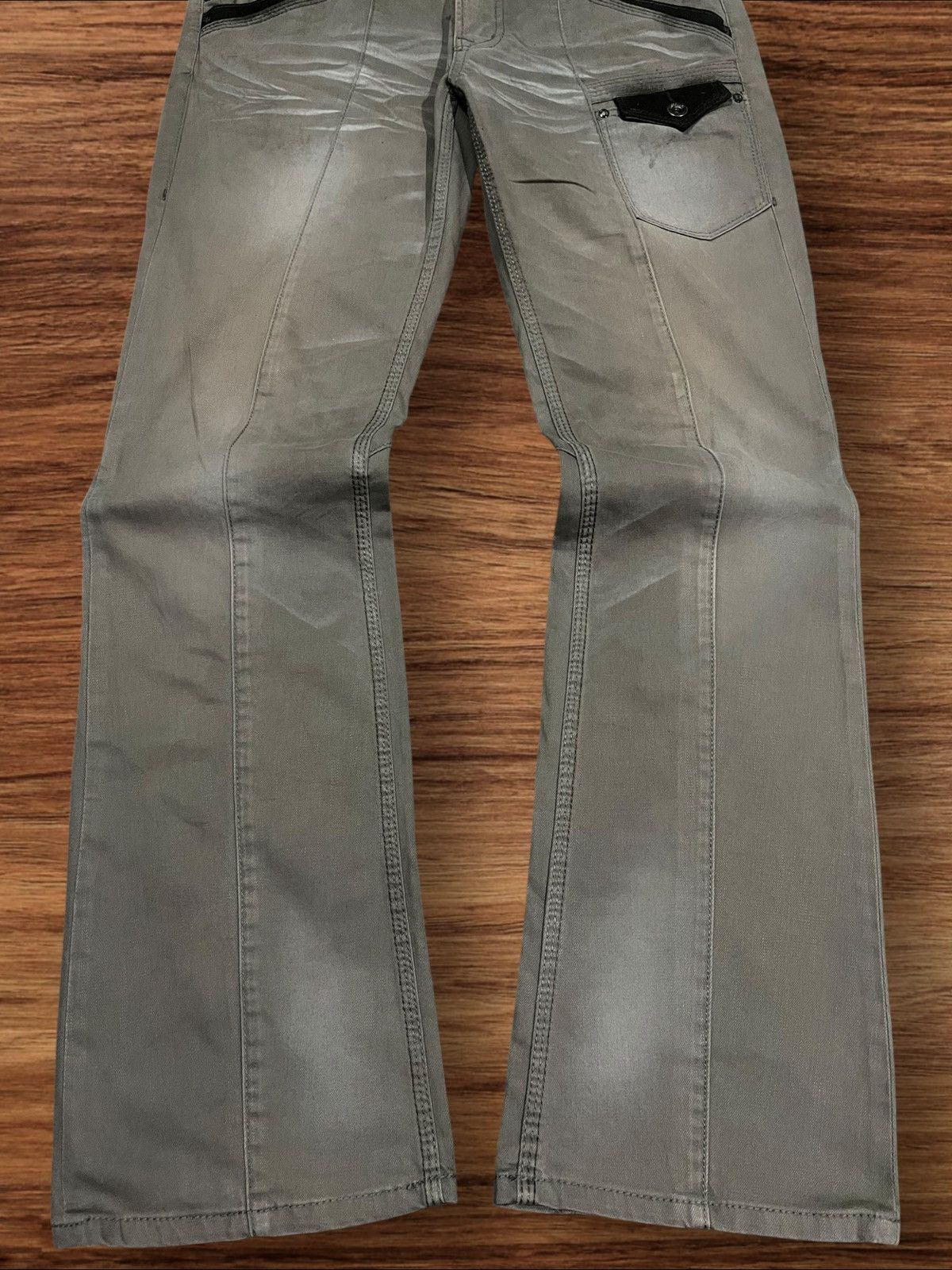 If Six Was Nine × Le Grande Bleu (L.G.B.) × Nicole Club Vintage Nicole Club Hideaways Clawmark Flare Style Pants Size US 34 / EU 50 - 10 Thumbnail