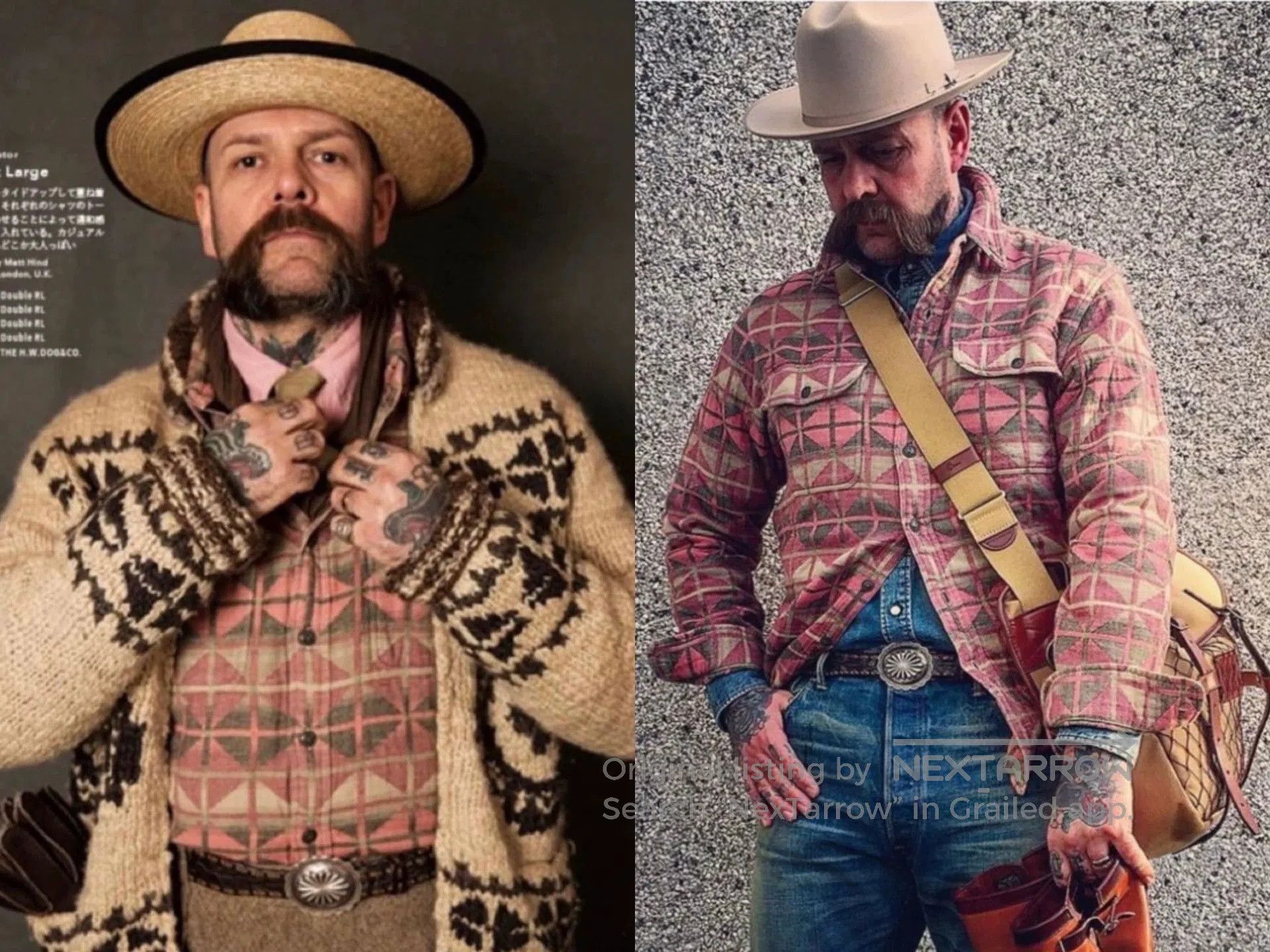 RRL Ralph Lauren 2016 RRL Southwestern Workshirt. Size US XL / EU 56 / 4 - 3 Thumbnail
