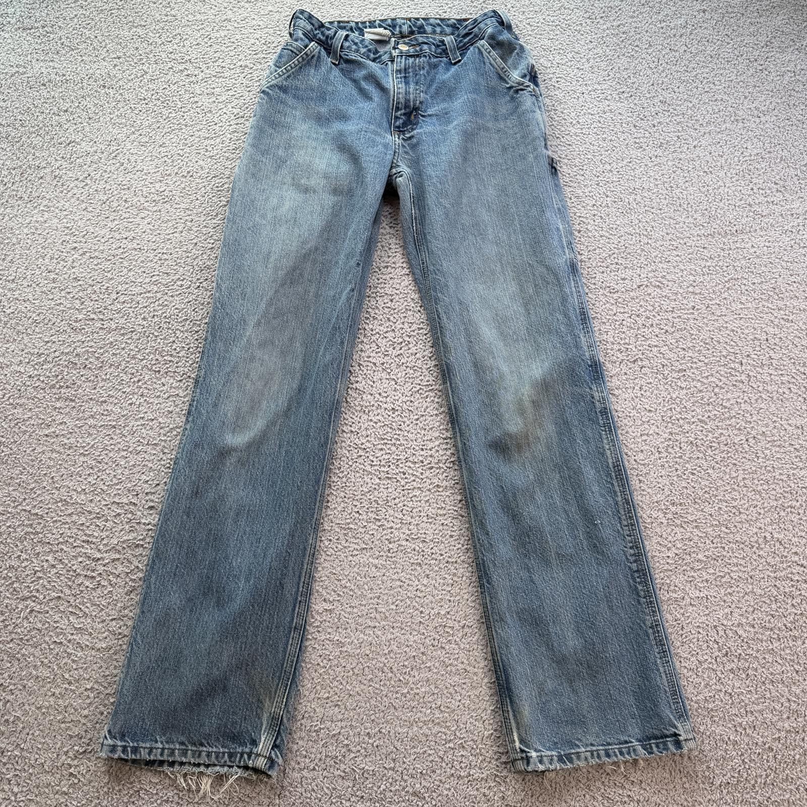 Carhartt Vintage Carhartt Carpenter Jeans Womens 2x32 Y2K Faded Work Size 26" / US 2 / IT 38 - 1 Thumbnail