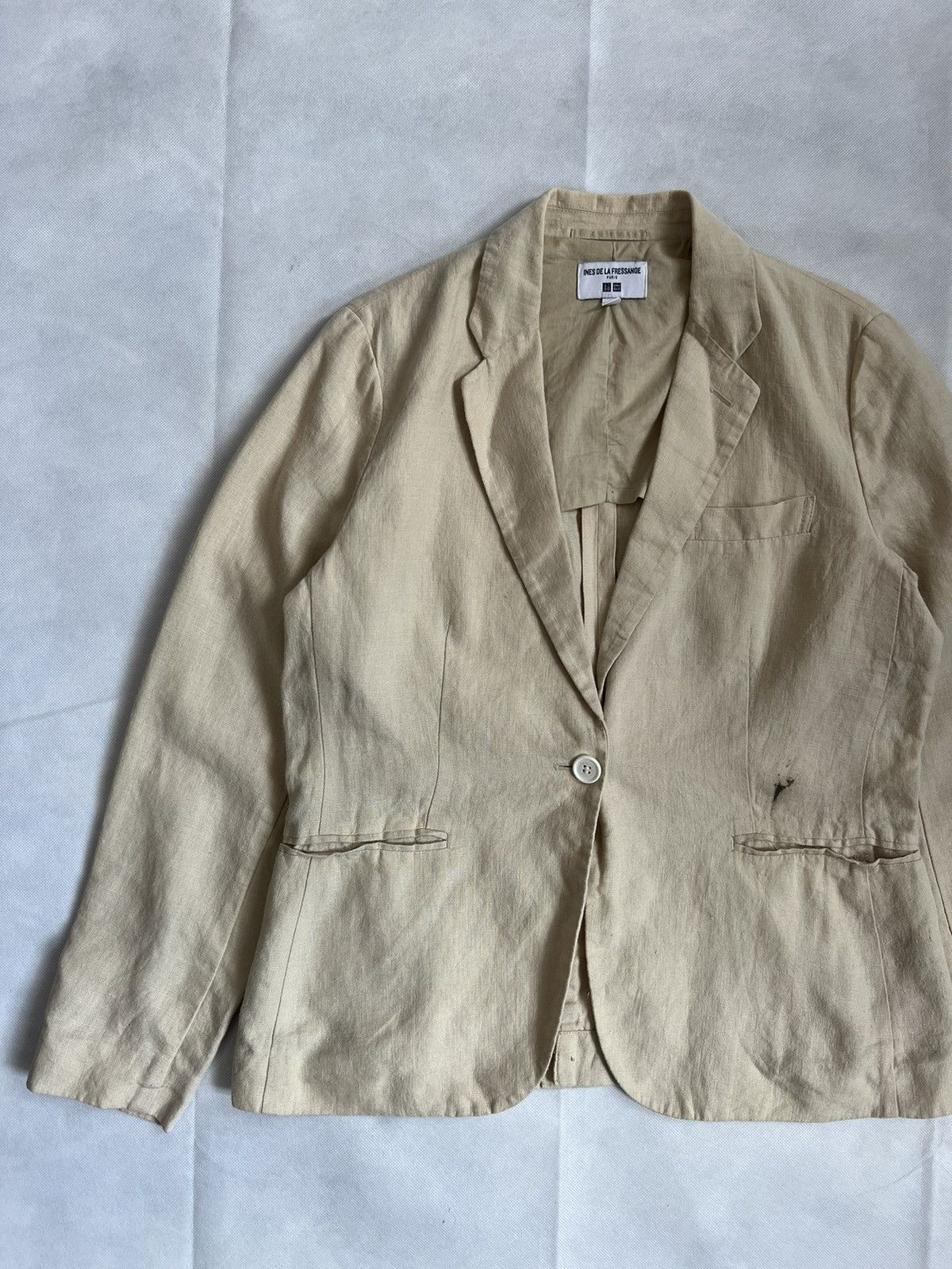 Lemaire × Uniqlo Rare Ines De La Fressange Uniqlo Coat Blazer Size L / US 10 / IT 46 - 7 Thumbnail