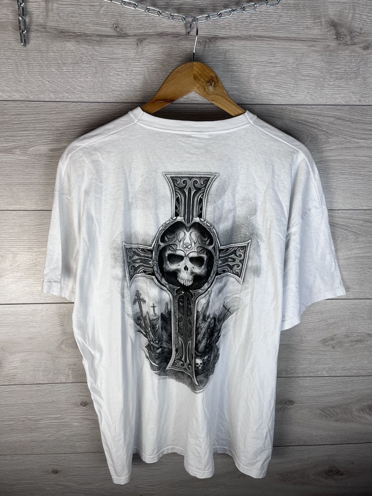 Other Men’s rock T-shirt bai logo scull size Xxl y2k Size US XXL / EU 58 / 5 - 11 Thumbnail