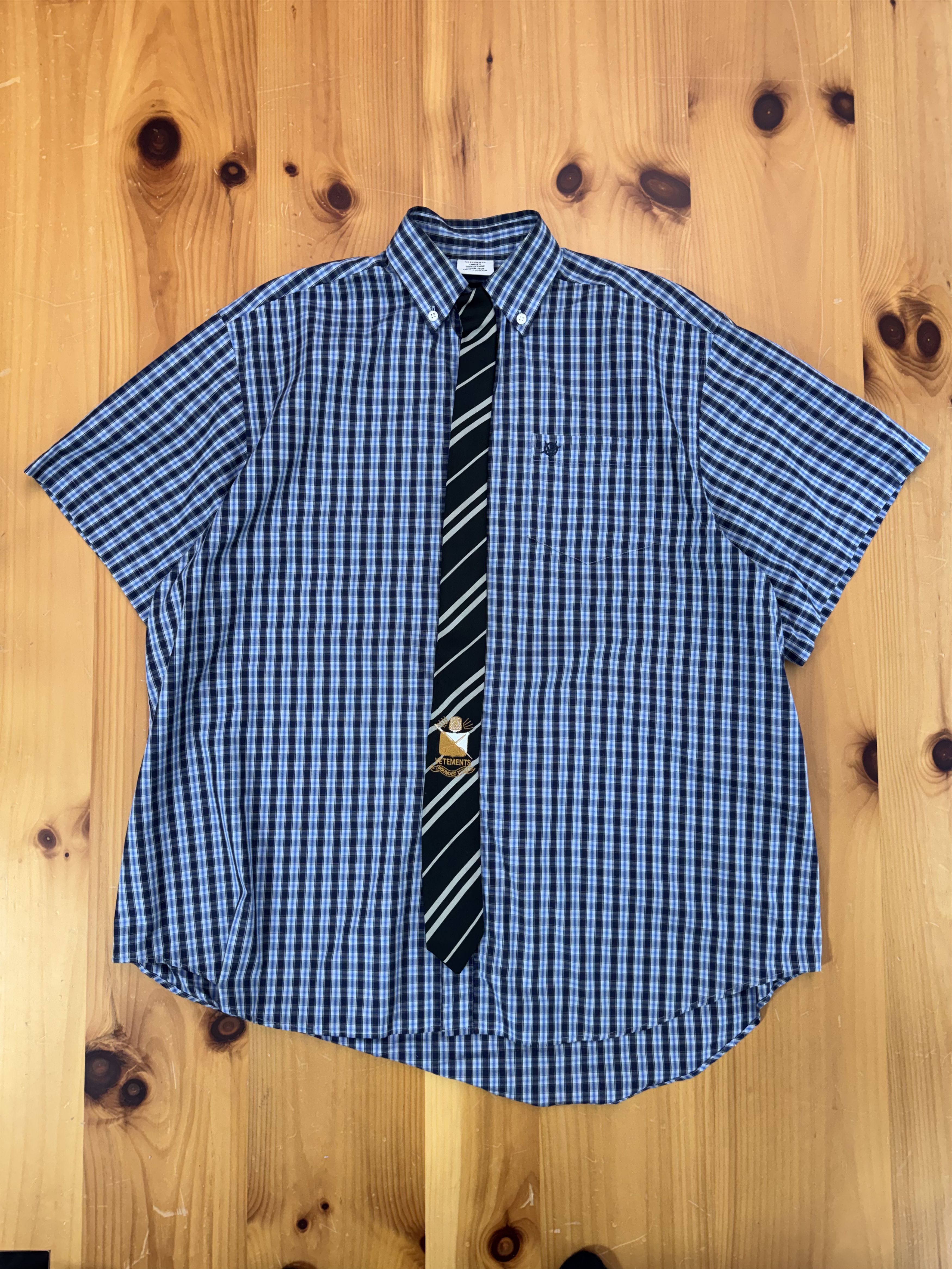Vetements Rare Runway Vetements Tie Embellished Shirt Size US S / EU 44-46 / 1 - 1 Thumbnail