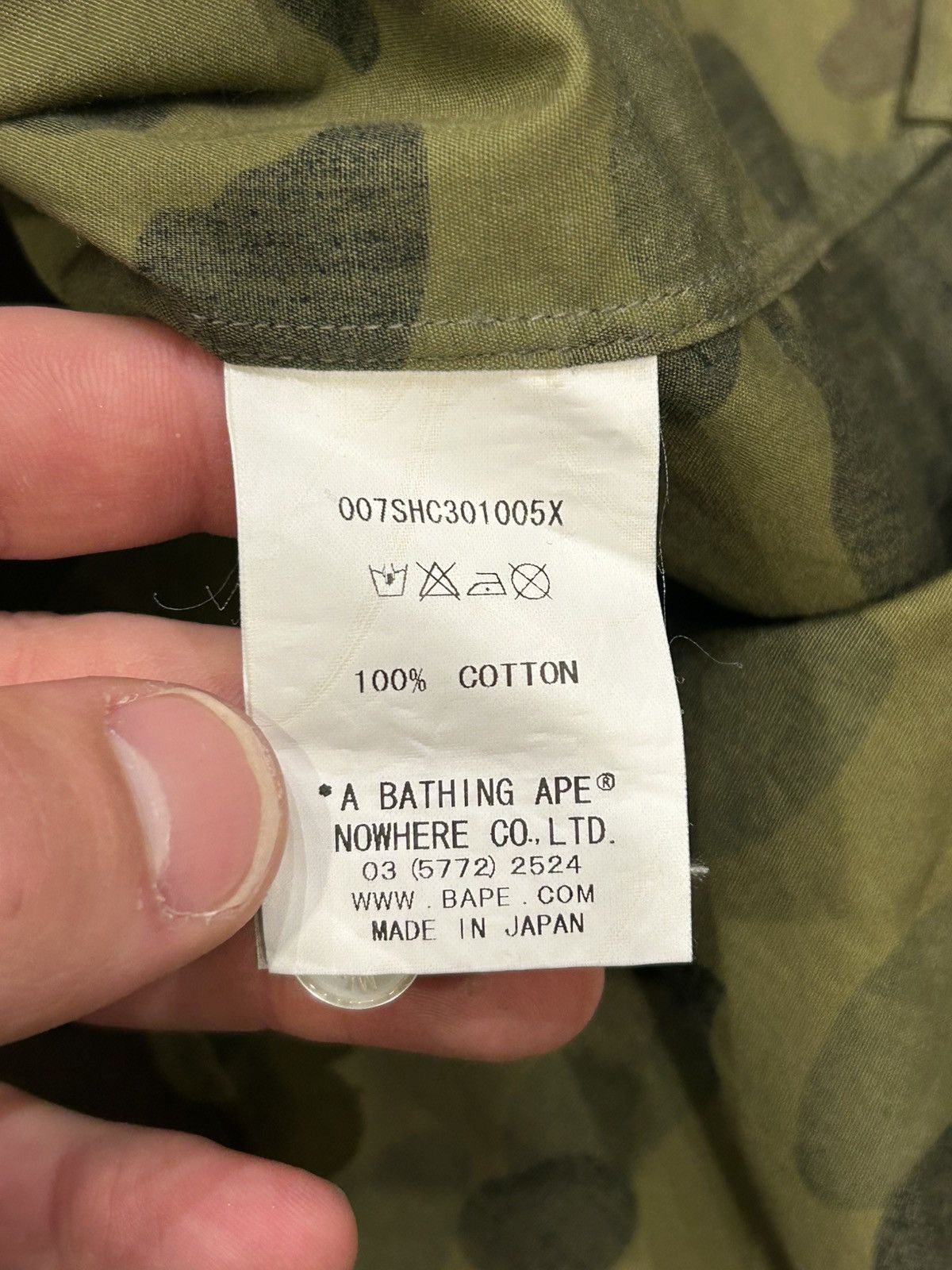 Bape Bape Mr Bathing Ape Camo Button Down Size US XL / EU 56 / 4 - 4 Thumbnail
