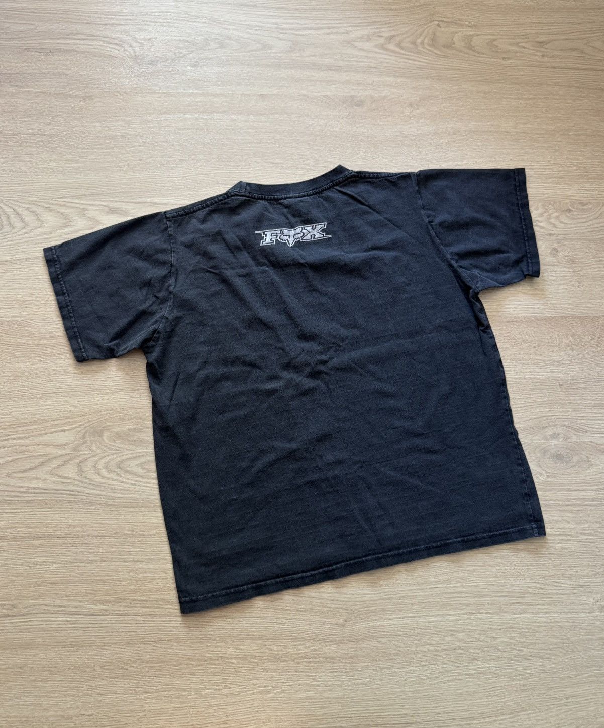 Vintage Vintage Women’s 00’s FOX y2k Faded Moto Racing T-Shirt Size L / US 10 / IT 46 - 3 Thumbnail