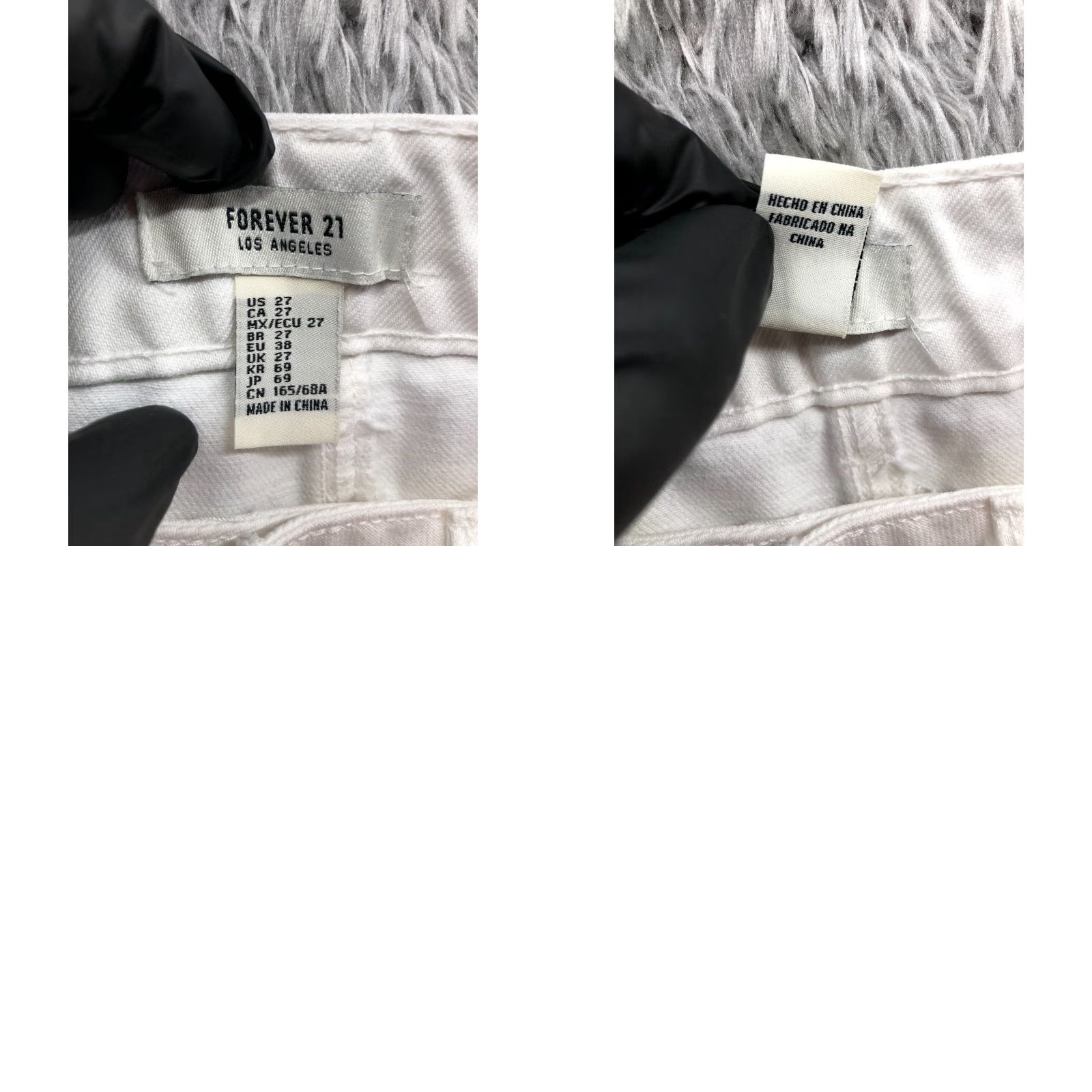 Forever 21 FOREVER 21 White Denim Jean Short Women 27 Mid Rise Light Wash 5-Pocket Casual Flat Front Size 27" / US 4 / IT 40 - 8 Thumbnail