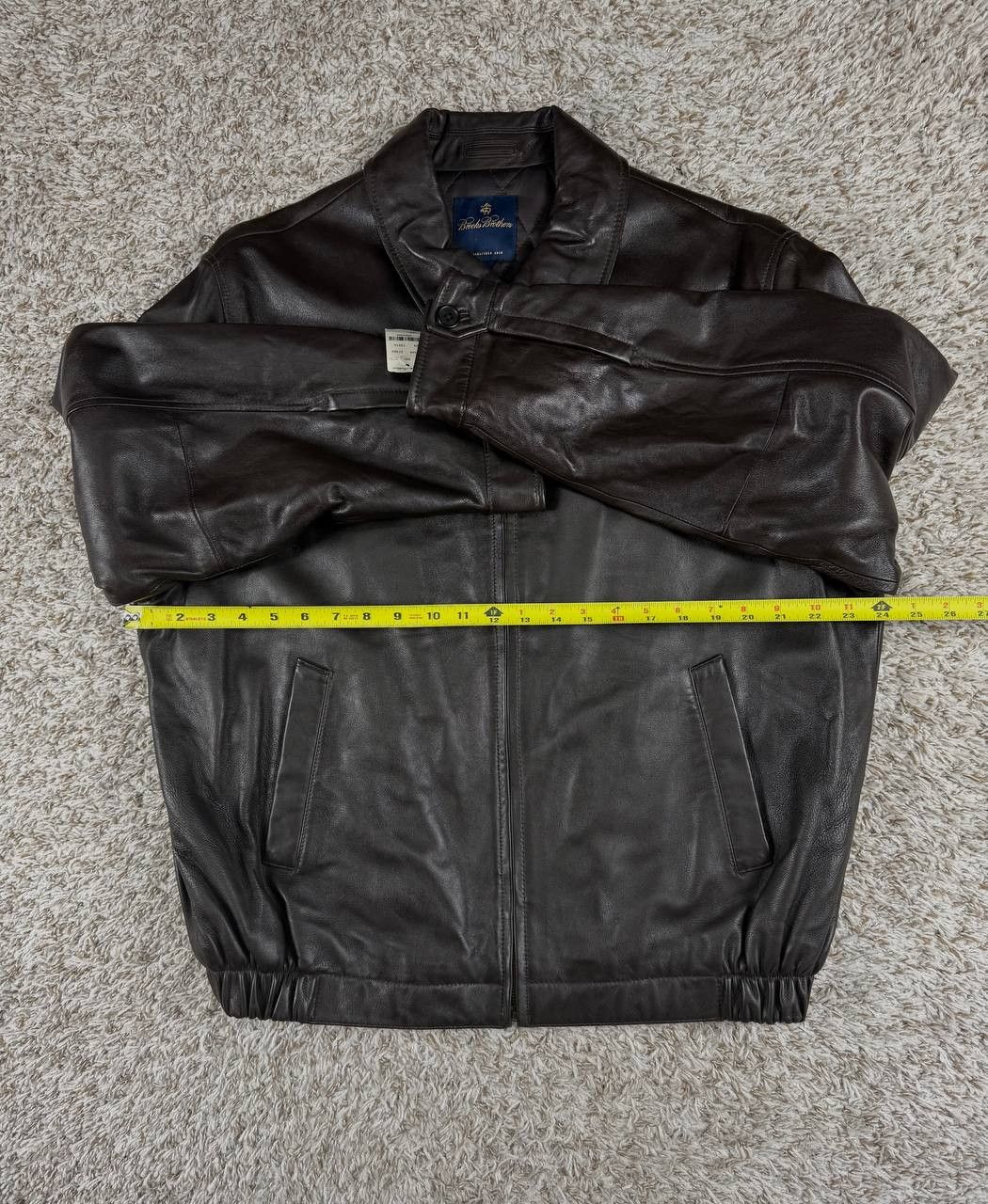 Brooks Brothers Brooks Brothers Genuine Bomber Full Zip Bemberg Lined Size US L / EU 52-54 / 3 - 6 Thumbnail