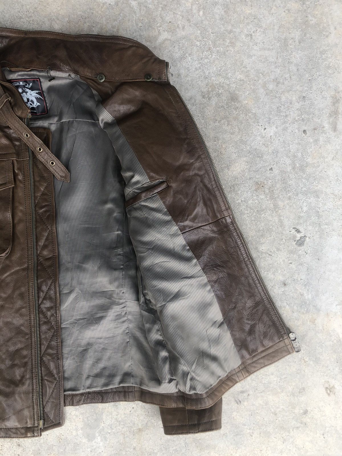 Tornado Mart Tornado Mart Leather Jacket Multipocket Bondage Size US L / EU 52-54 / 3 - 16 Thumbnail
