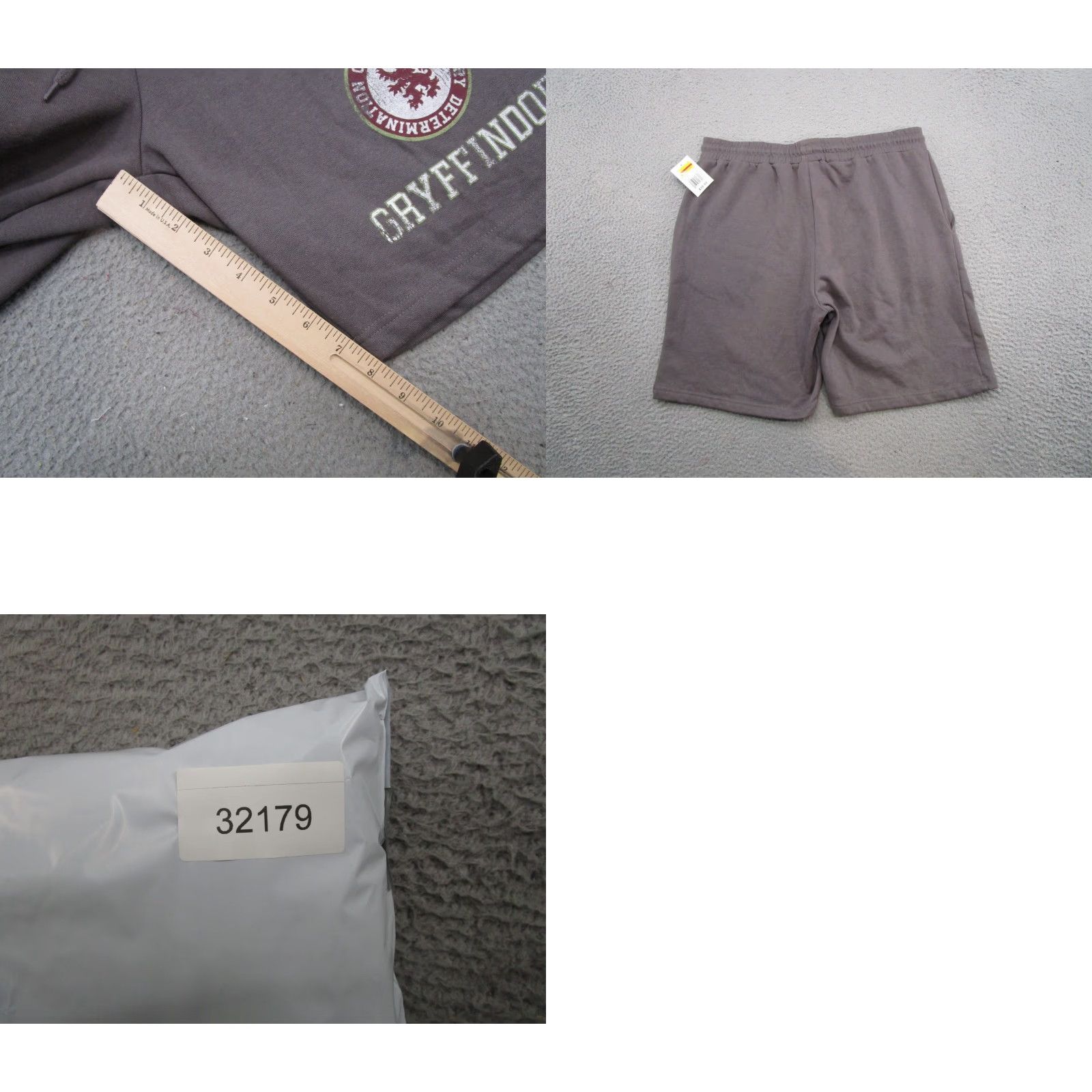 Vintage Universal Studios Shorts Mens L Harry Potter Quidditch Sweat NEW GRYFFINDOR Size US 33 - 8 Thumbnail