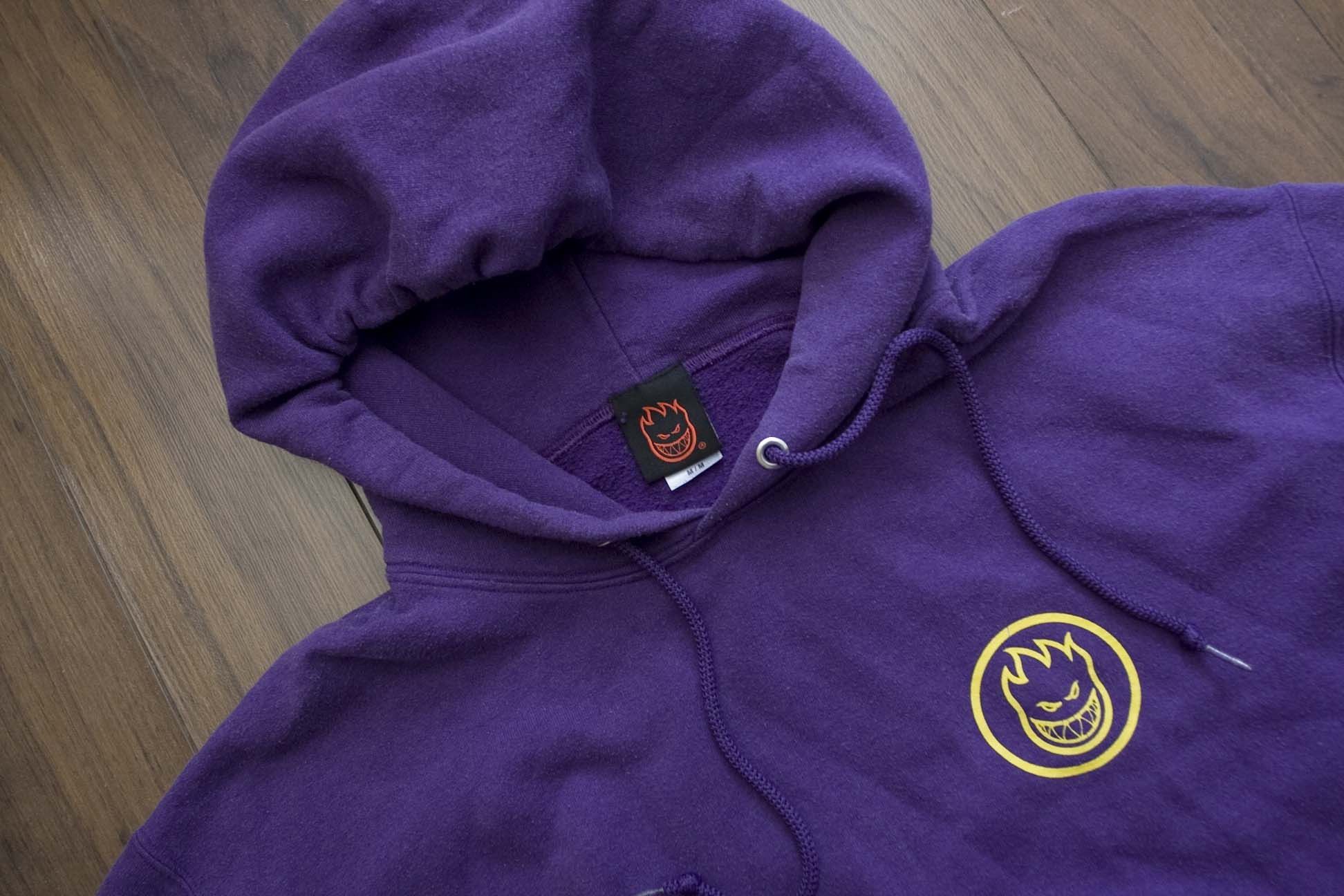 Spitfire Spitfire The End Hoodie Size M Purple Y2K Spiral Size US M / EU 48-50 / 2 - 4 Thumbnail