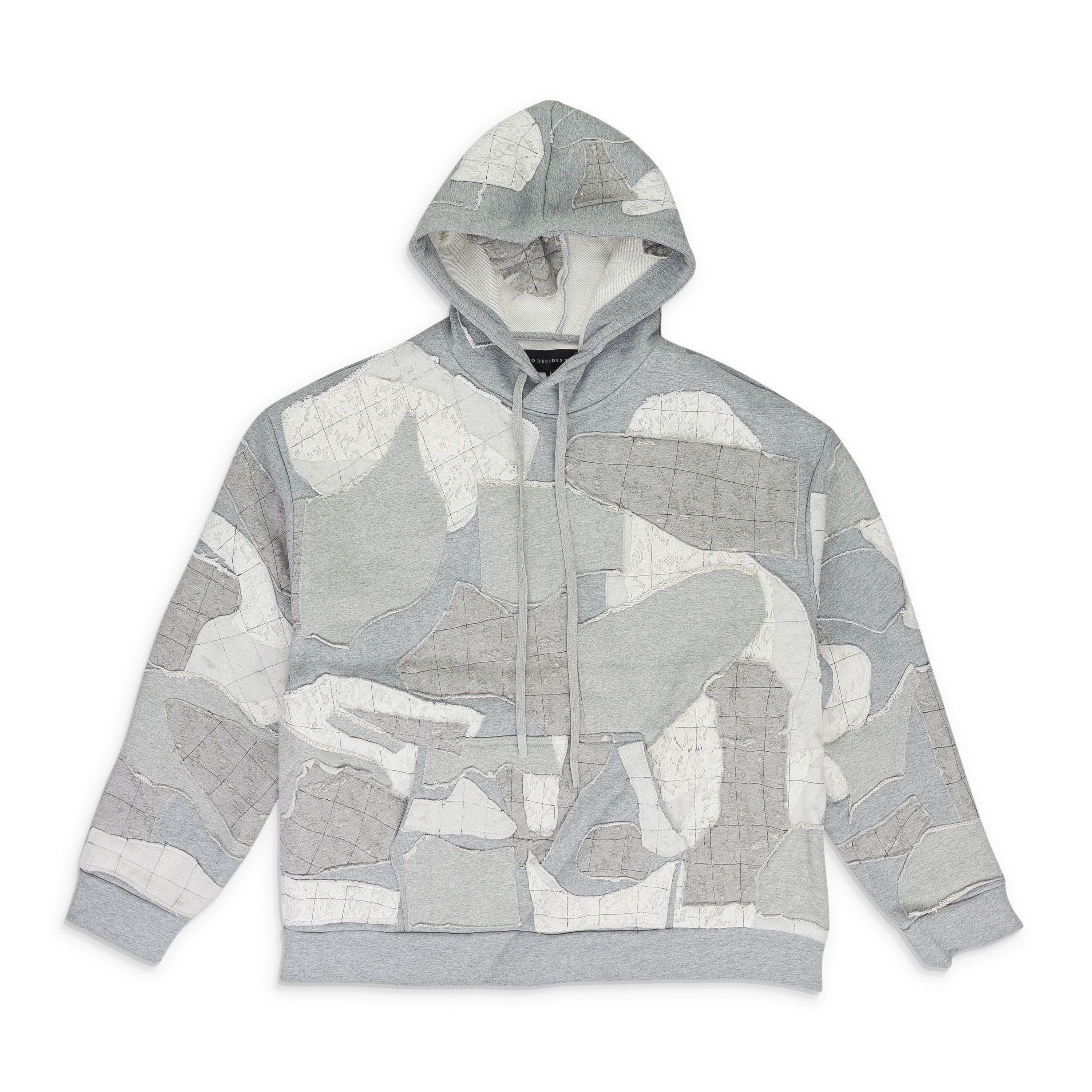 Who Decides War Who Decides War Grey Arc Mirror Pullover Sweater 