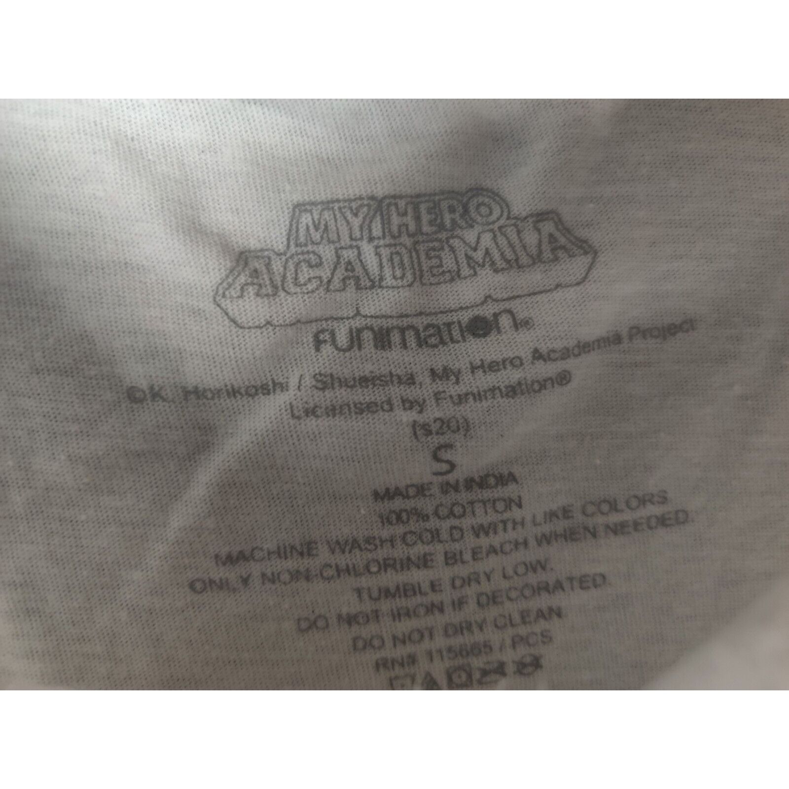 Other My Hero Academia Shirt Adult Mens Small White Japanese Anime Size US S / EU 44-46 / 1 - 5 Thumbnail