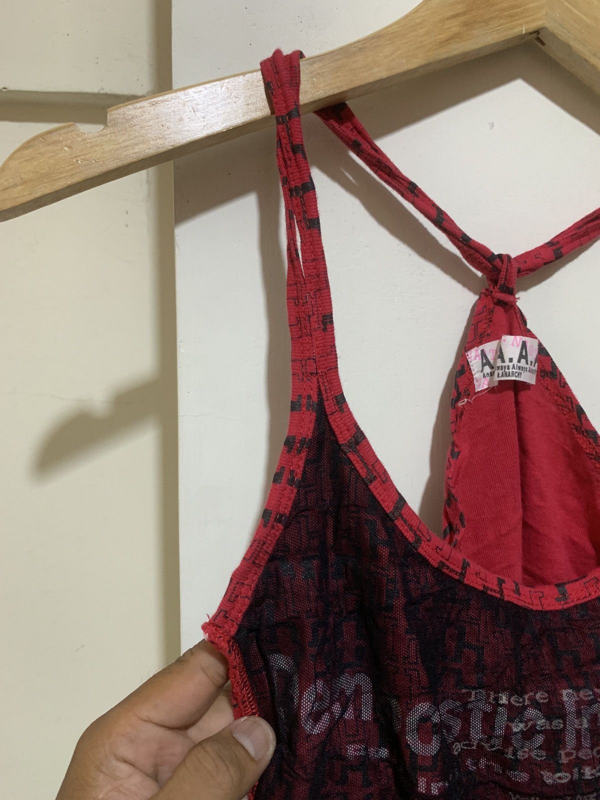 Raf Simons Japanese Always Anarchy Punk Grunge Gothic Style Tank Top Size US S / EU 44-46 / 1 - 2 Thumbnail
