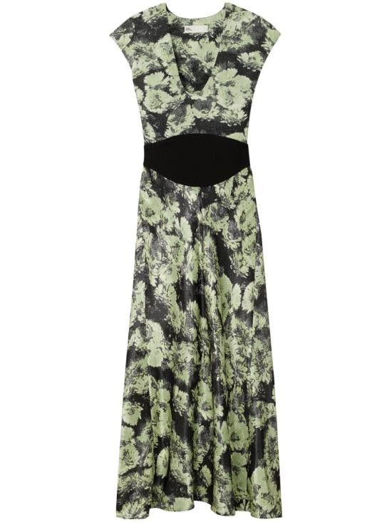 Tory Burch TORY BURCH Women Long Skirts 165297 300 Green Size M / US 6-8 / IT 42-44 - 1 Thumbnail