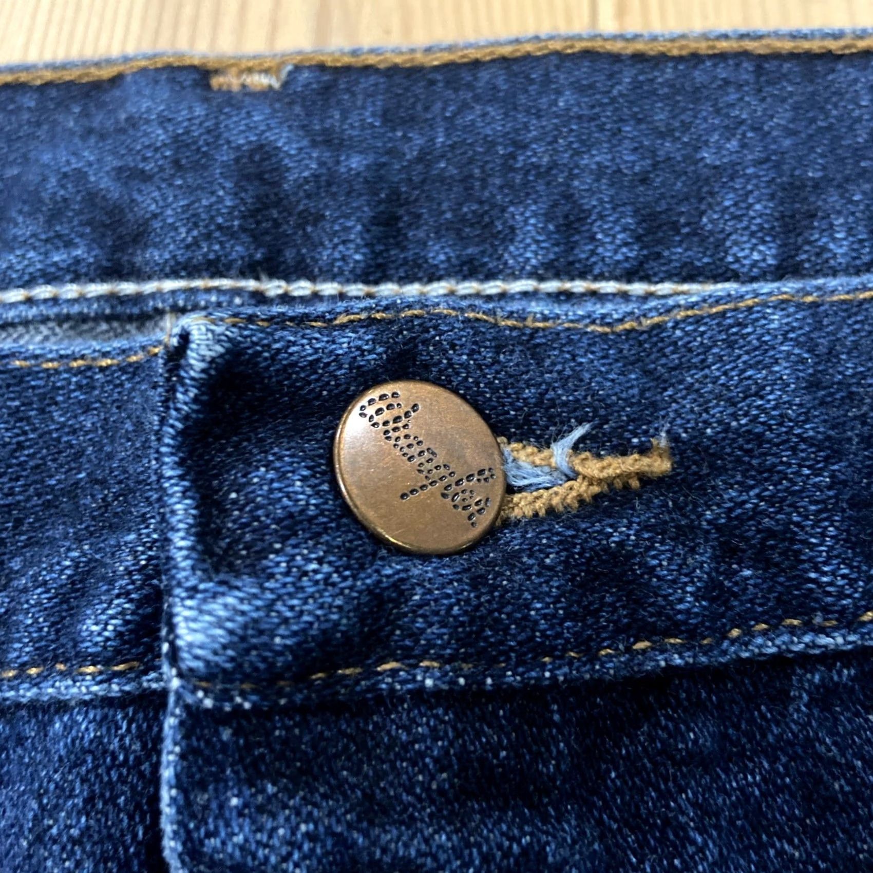 Wrangler VINTAGE Wrangler Jeans 13MWZ Made in USA Bootcut Tan Label XL 34x32 Men Blue Size US 34 / EU 50 - 2 Thumbnail