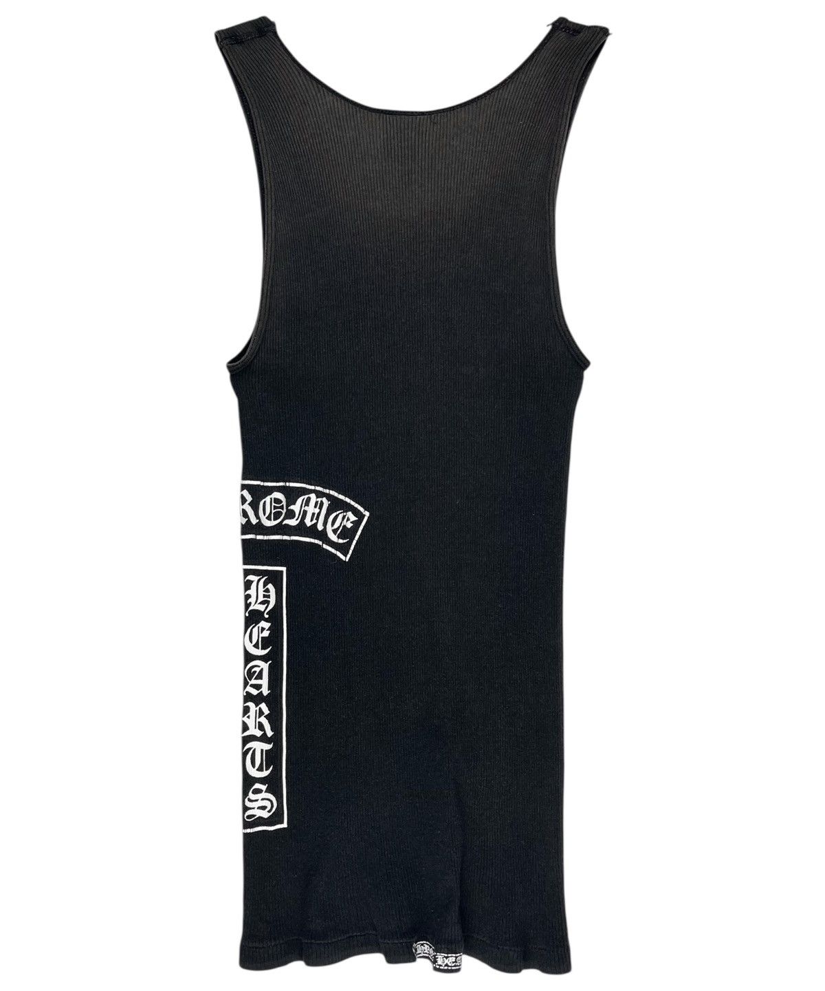 Chrome Hearts Chrome Hearts Vintage Sun Faded T Bar Cross Logo Tank Top Size US M / EU 48-50 / 2 - 2 Thumbnail