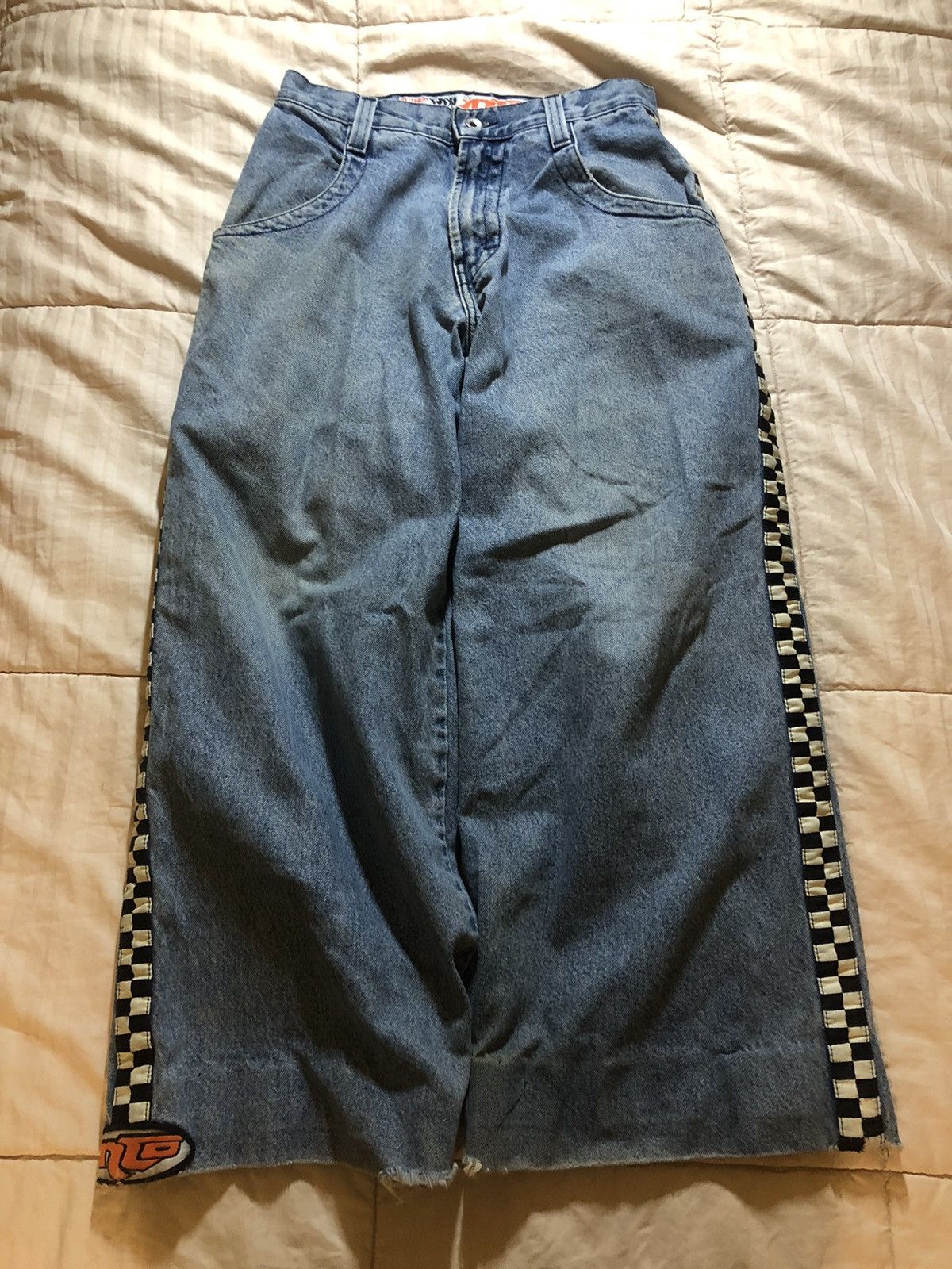 image of Jnco Jeans Taxi 90's Vintage Baggy in Blue, Men's (Size 30)