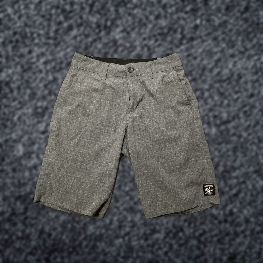 Vans VANS Board Shorts Mens 28 Gray Stoked When Soaked Series Plaid Comfortable Fit Pockets 28 Mens Gray Board Shorts Size US 28 / EU 44 - 1 Thumbnail