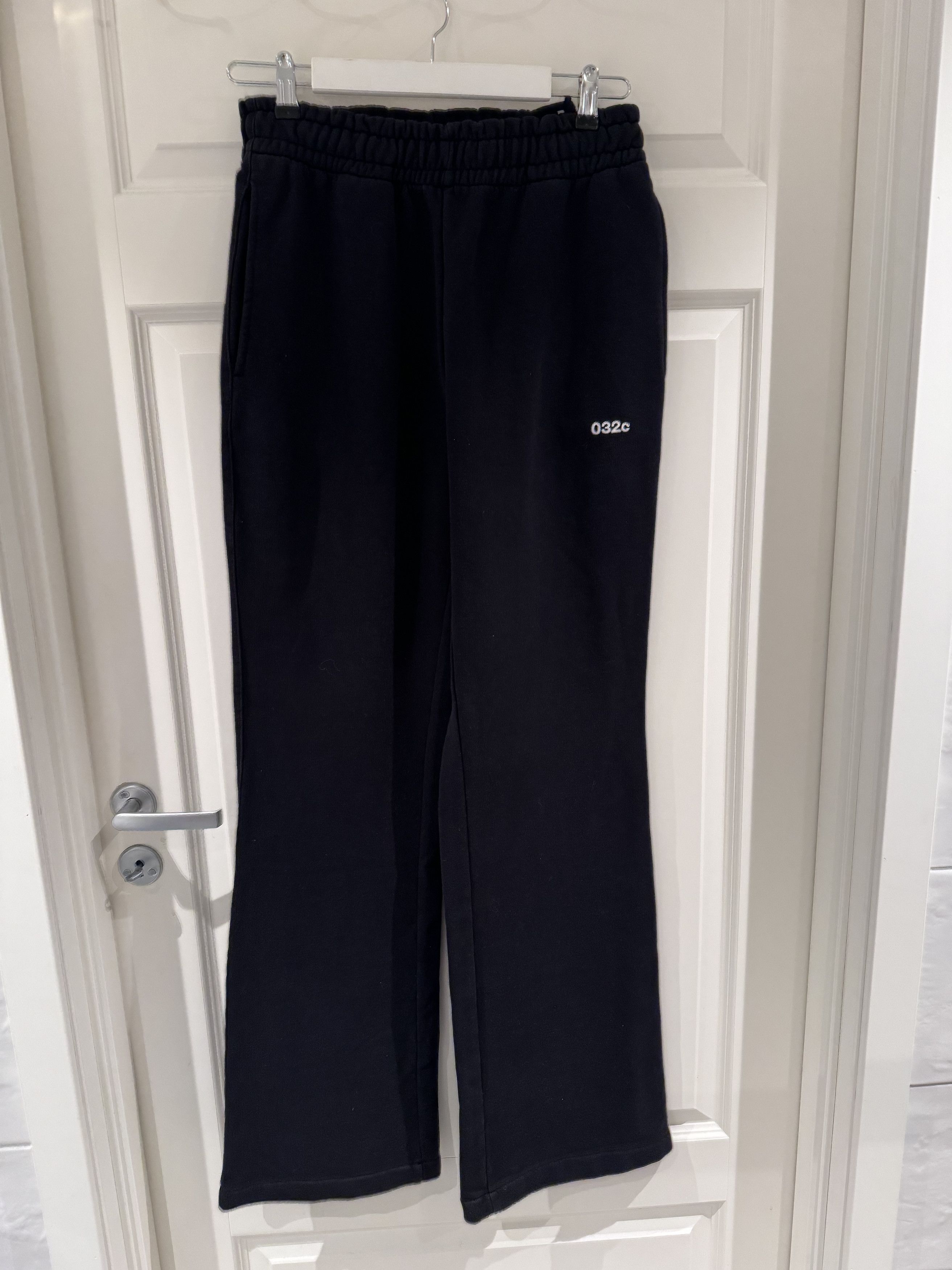 image of 032C Flared Sweatpants in Black, Men's (Size 32)
