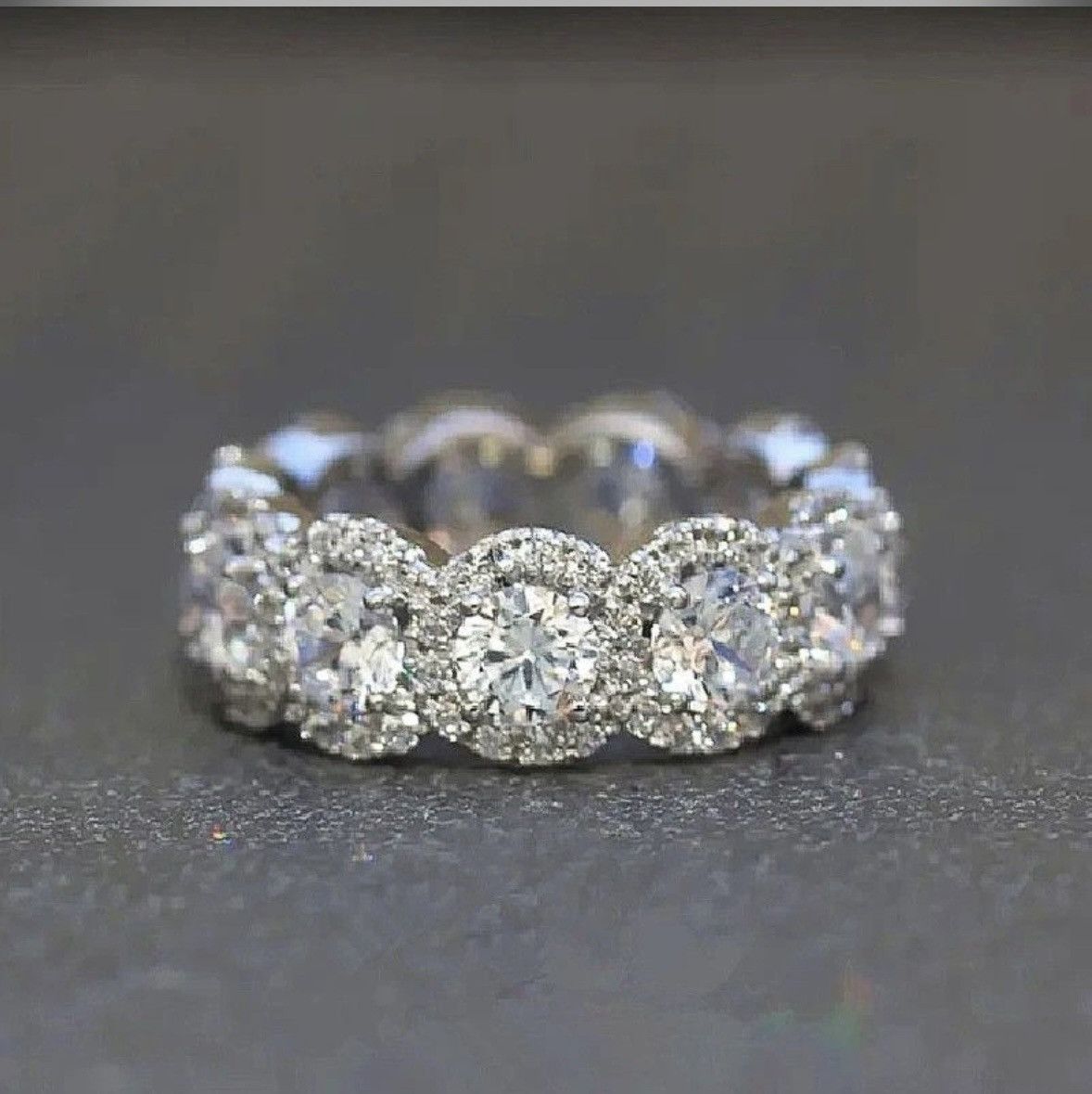 Jewelry Sparkling Cubic Zirconia Ring ( Size 6 to 10 ) Size ONE SIZE - 5 Thumbnail