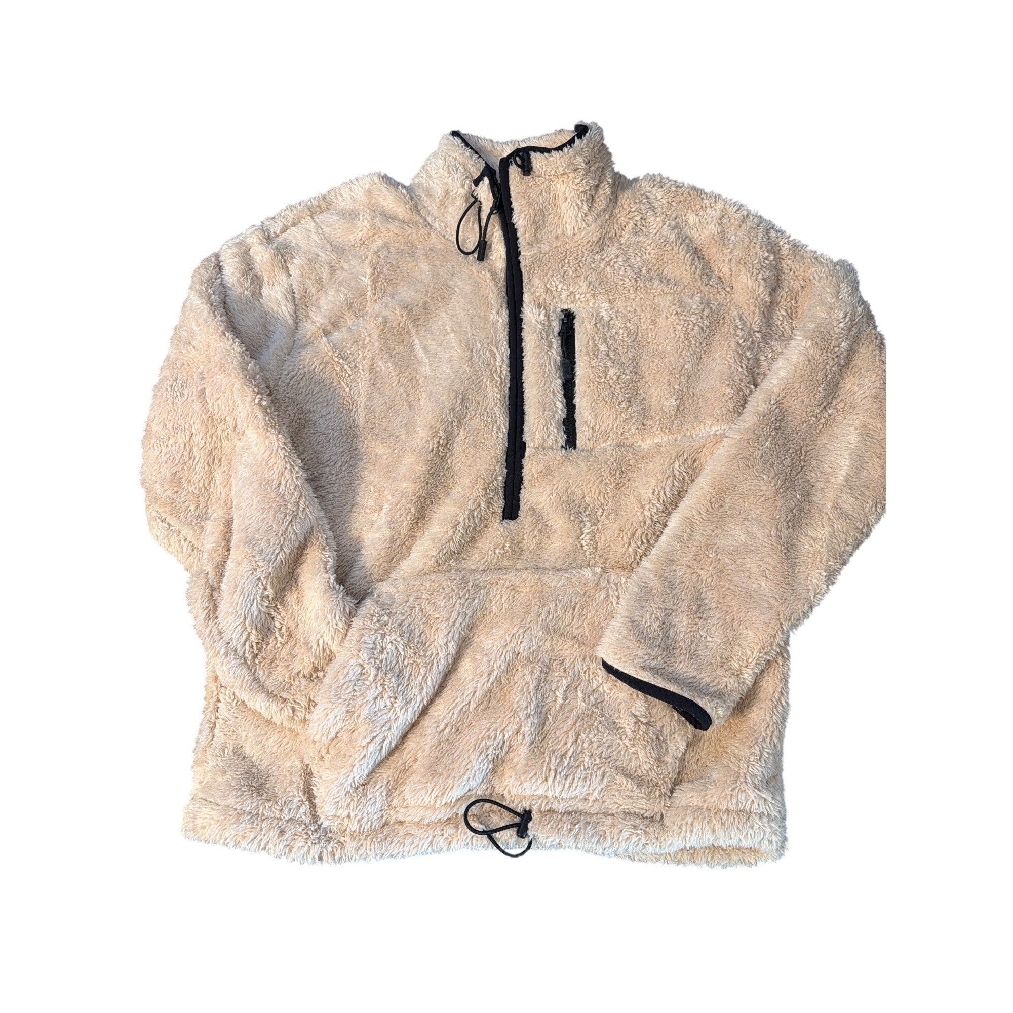 Victoria's Secret Victorias Secret Pink Beige Sherpa Pullover Half Zip Kangaro Size XS / US 0-2 / IT 36-38 - 1 Thumbnail