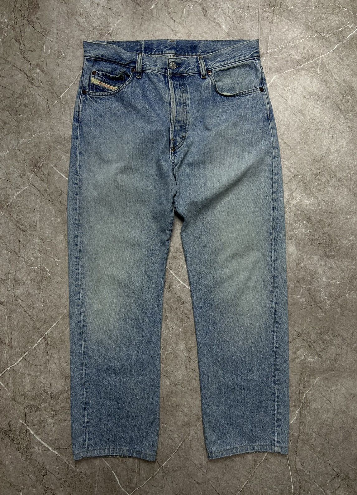 Diesel × Vintage Vintage Diesel Jeans Dirty Pants Faded Denim Distressed Y2K Size US 34 / EU 50 - 2 Thumbnail