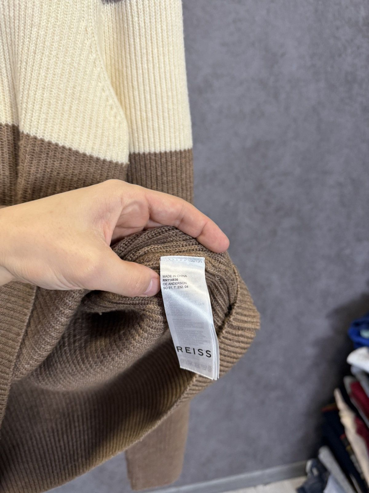 Reiss Reiss designer 1/3 zip sweater Size US M / EU 48-50 / 2 - 4 Thumbnail