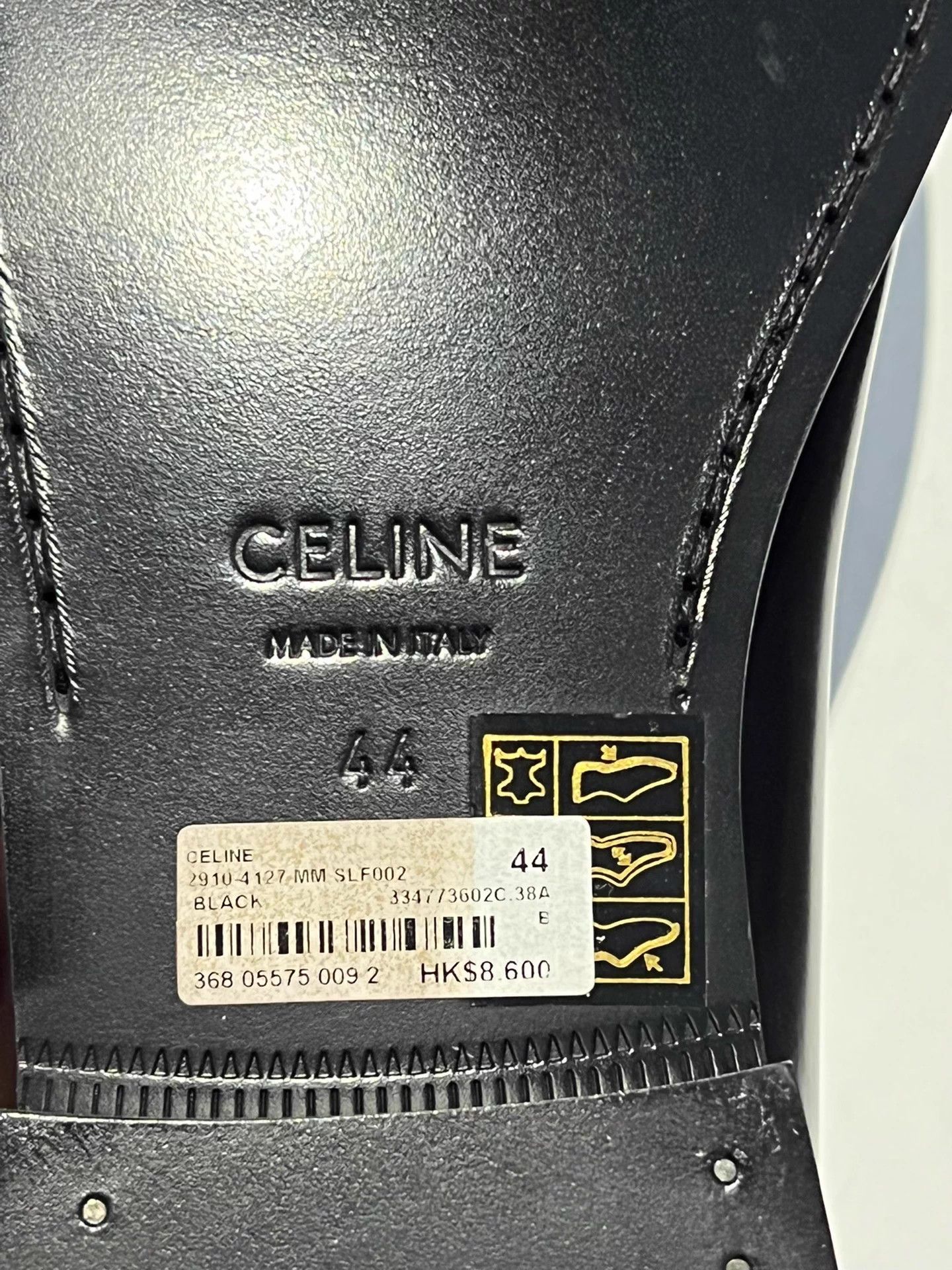 Celine CELINE Black/White Colorblock Leather Loafer 44 Size US 11 / EU 44 - 4 Thumbnail