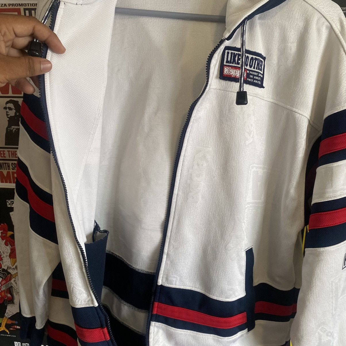 Kappa Vintage Kappa Tri-Colour Hoodie Jacket Size US L / EU 52-54 / 3 - 16 Thumbnail