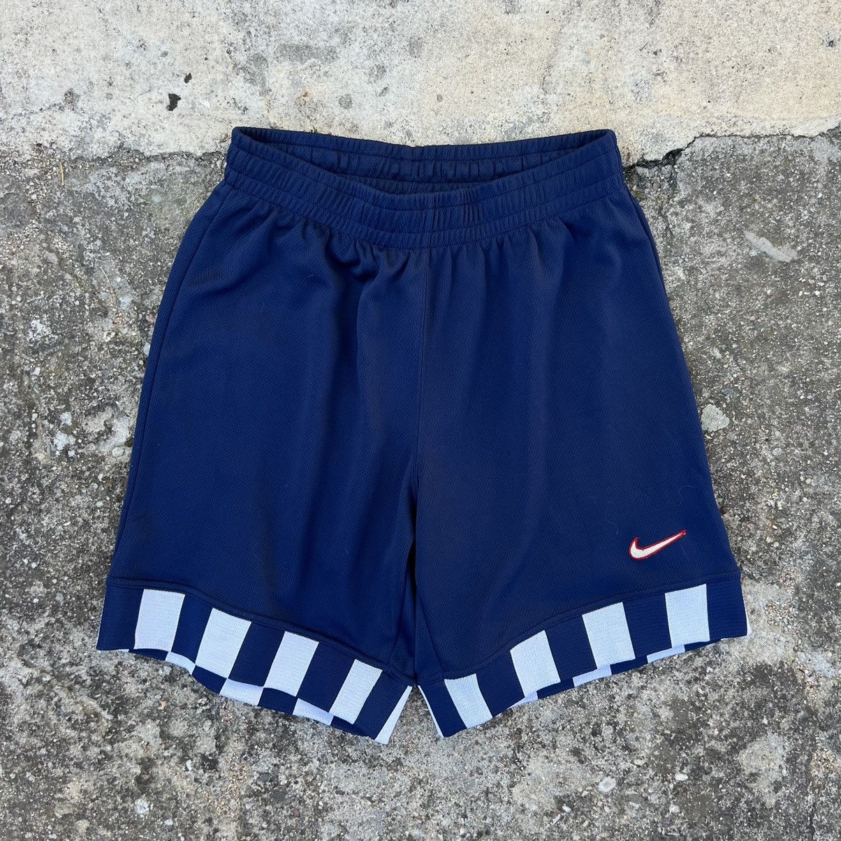 Nike × Vintage Vintage 90s Nike Embroidered Swoosh Swim Shorts XL Rare Size US 34 / EU 50 - 1 Thumbnail