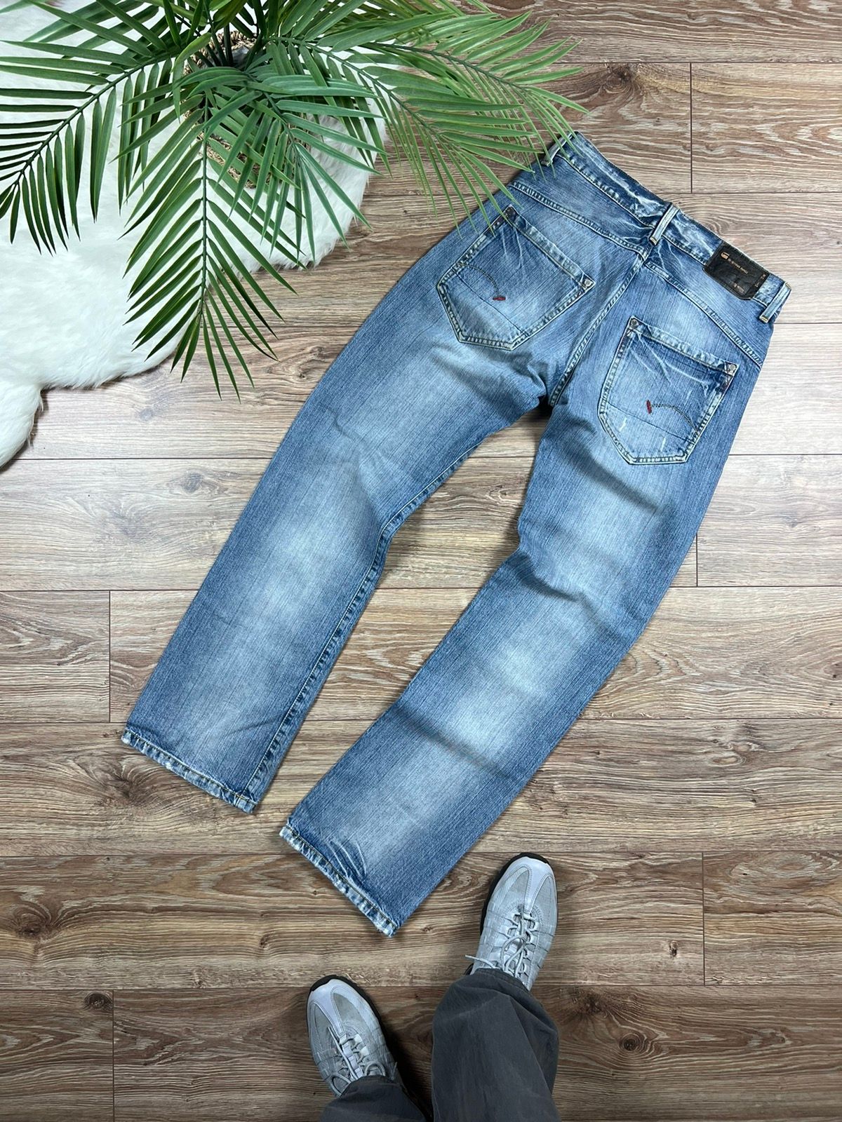 Vintage 💎 90’S G-STAR RAW VINTAGE AVANT GARDE WASHED STRAIGHT JEANS Size US 31 - 1 Preview