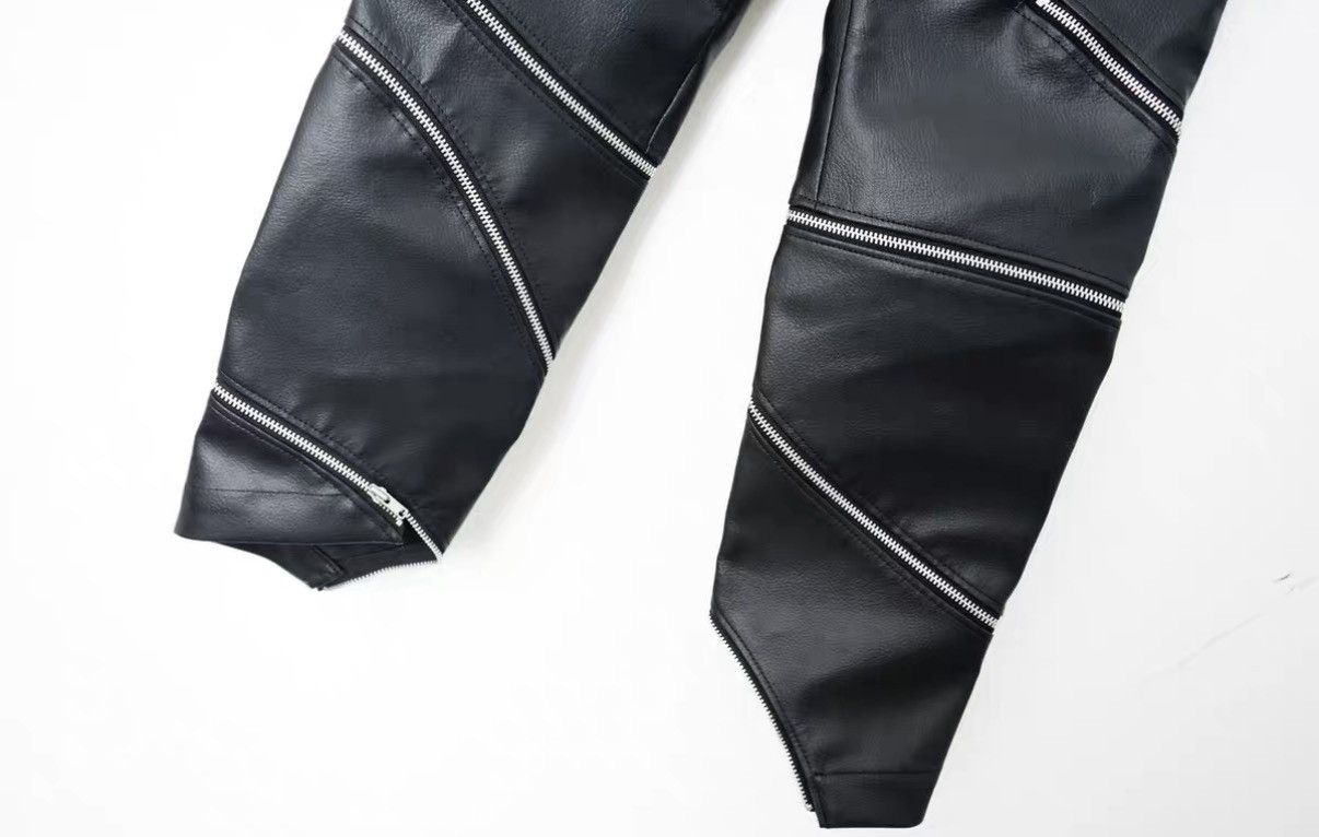 Comme des Garcons Comme des Garçons 18AW Spiral Leather Pants Size US 30 / EU 46 - 4 Thumbnail