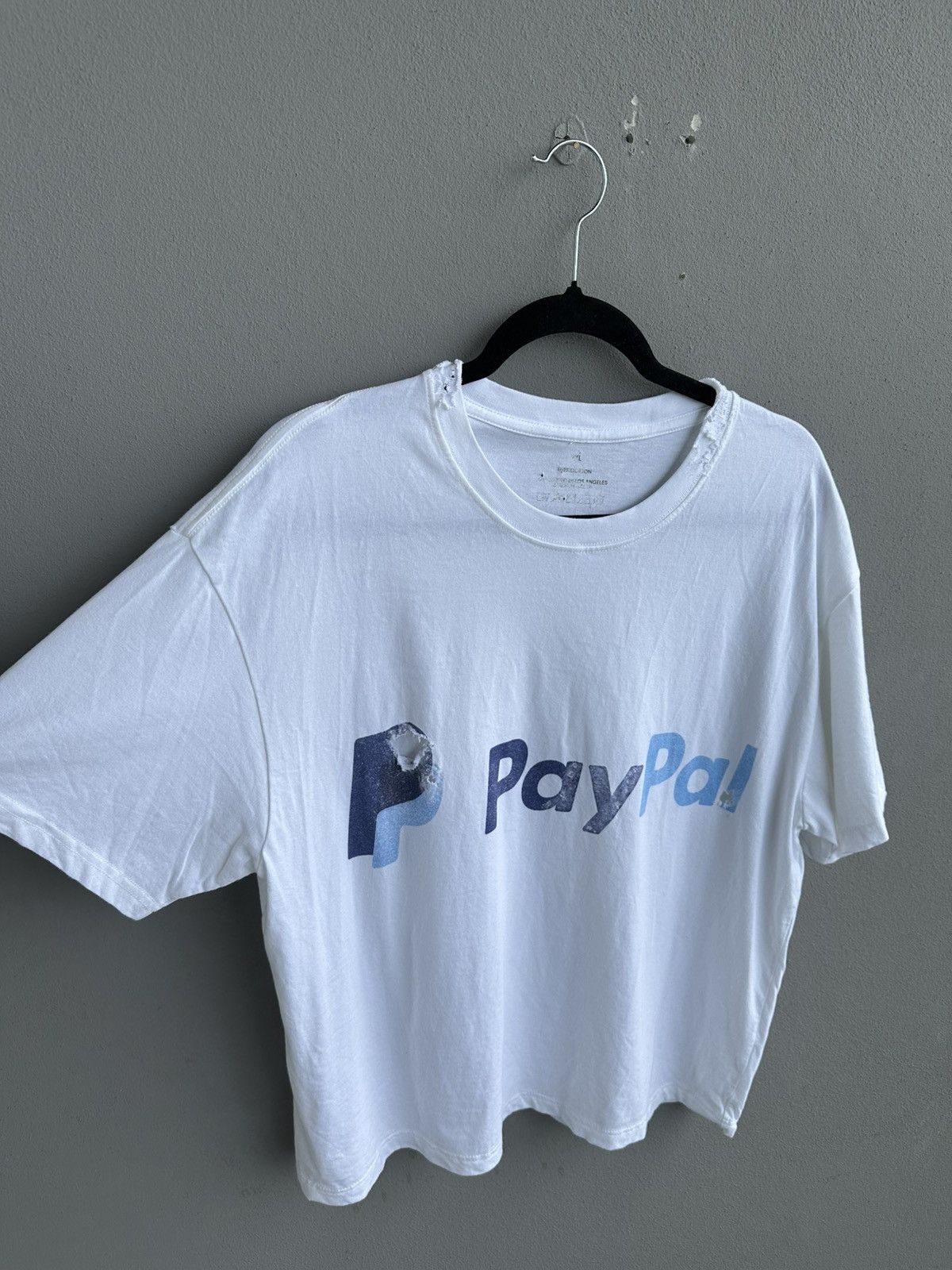 Other PAYPAL Thrashed Faded Distressed ERD Grunge WCC Band Size US L / EU 52-54 / 3 - 2 Thumbnail