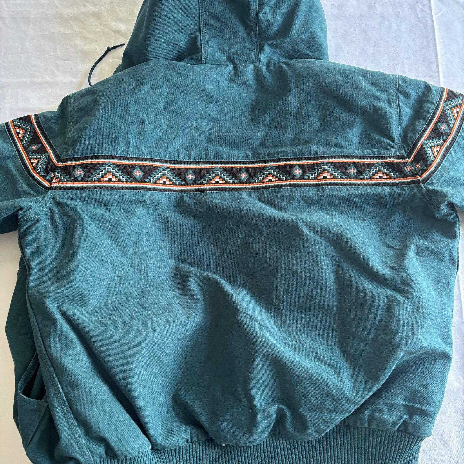 Carhartt Carhartt Bethany Yellowtail Teal Native Pattern Jacket L Size US L / EU 52-54 / 3 - 7 Thumbnail