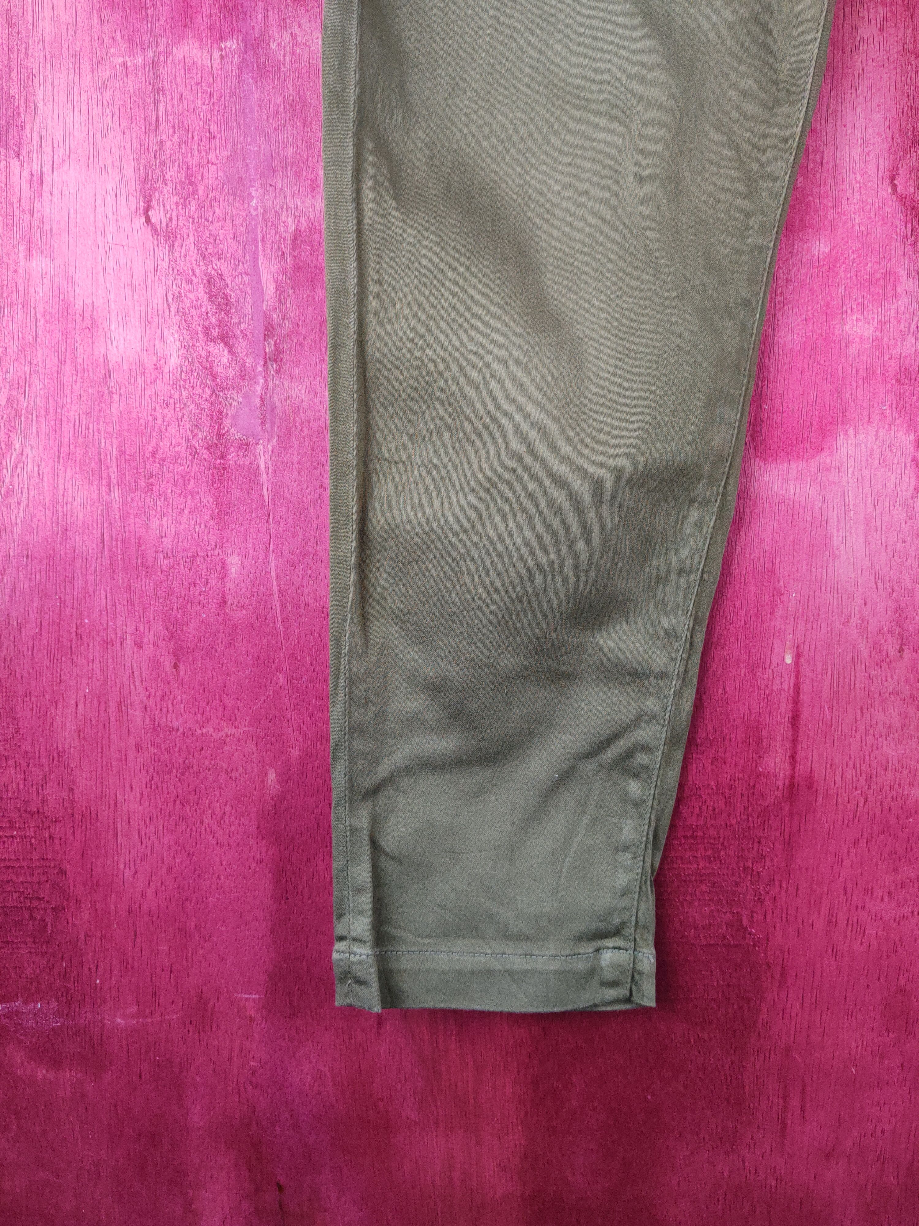 Japanese Brand Deep Blue Dark Olive Multipocket Casual Pants #S1736 Size US 29 - 4 Thumbnail