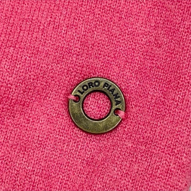 Ermenegildo Zegna Loro Piana Women's Pink Wool Sweater- Size US M / EU 48-50 / 2 - 4 Thumbnail