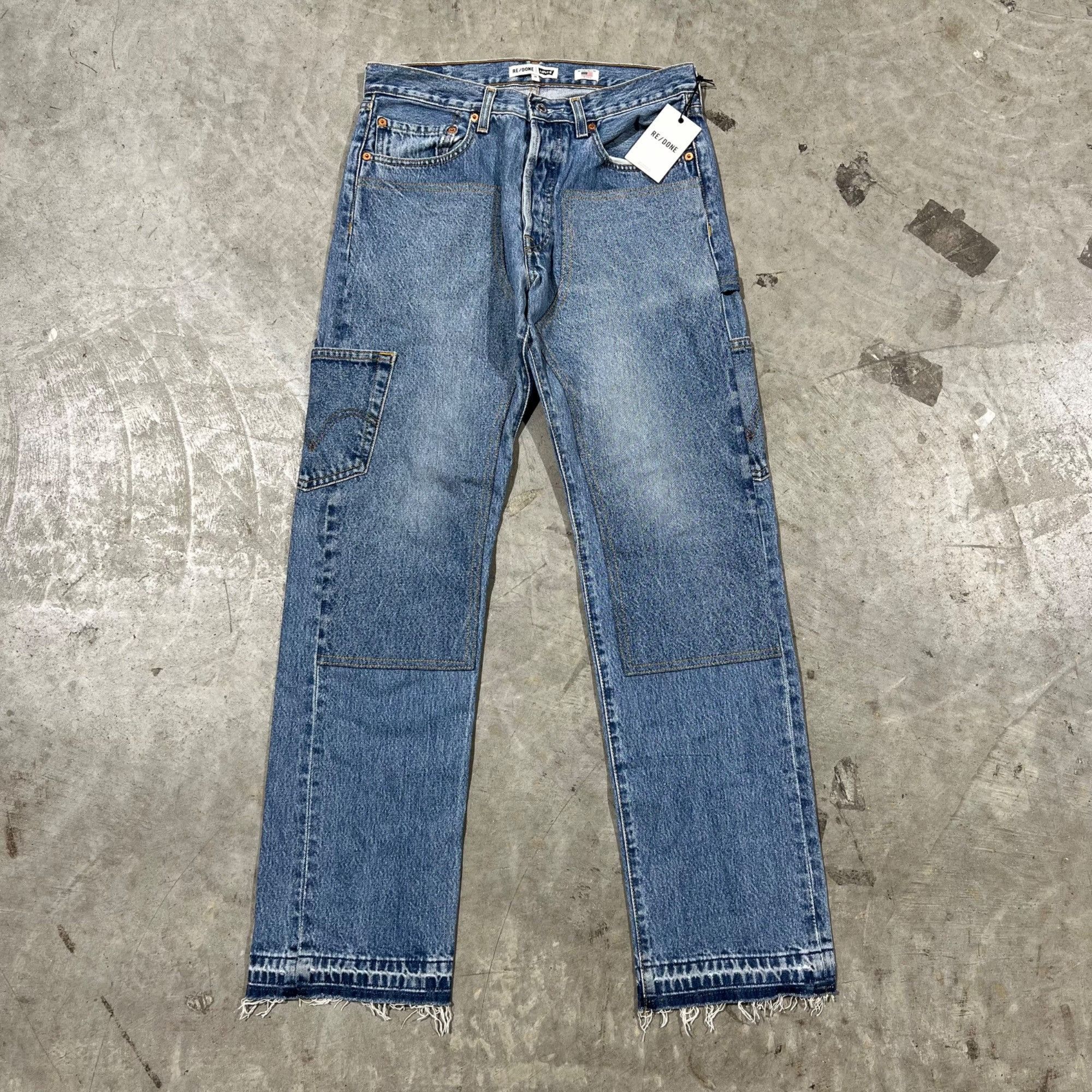 Levi's × RE/DONE NWT RE/DONE x LEVI'S WORKWEAR INDIGO JEANS SZ 26 Size 26" / US 2 / IT 38 - 1 Thumbnail