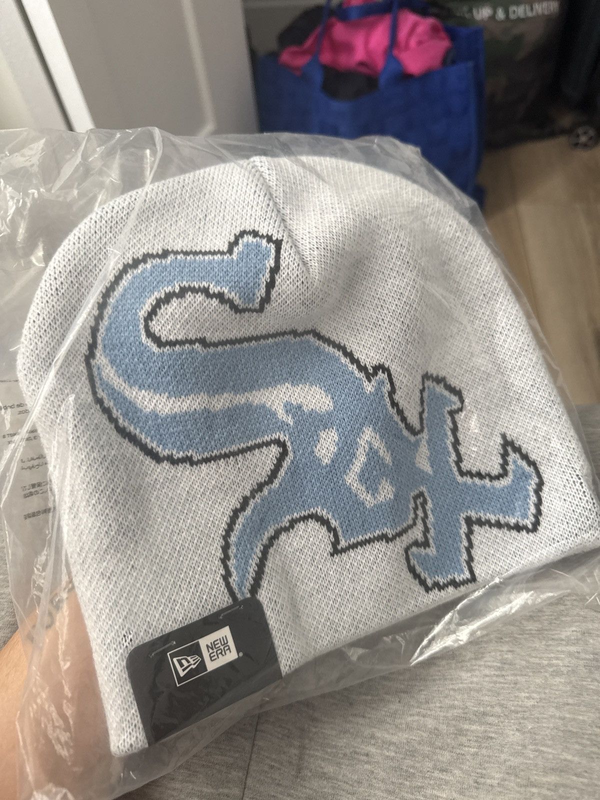 Supreme Supreme White Sox beanie blue and white Size ONE SIZE - 2 Thumbnail