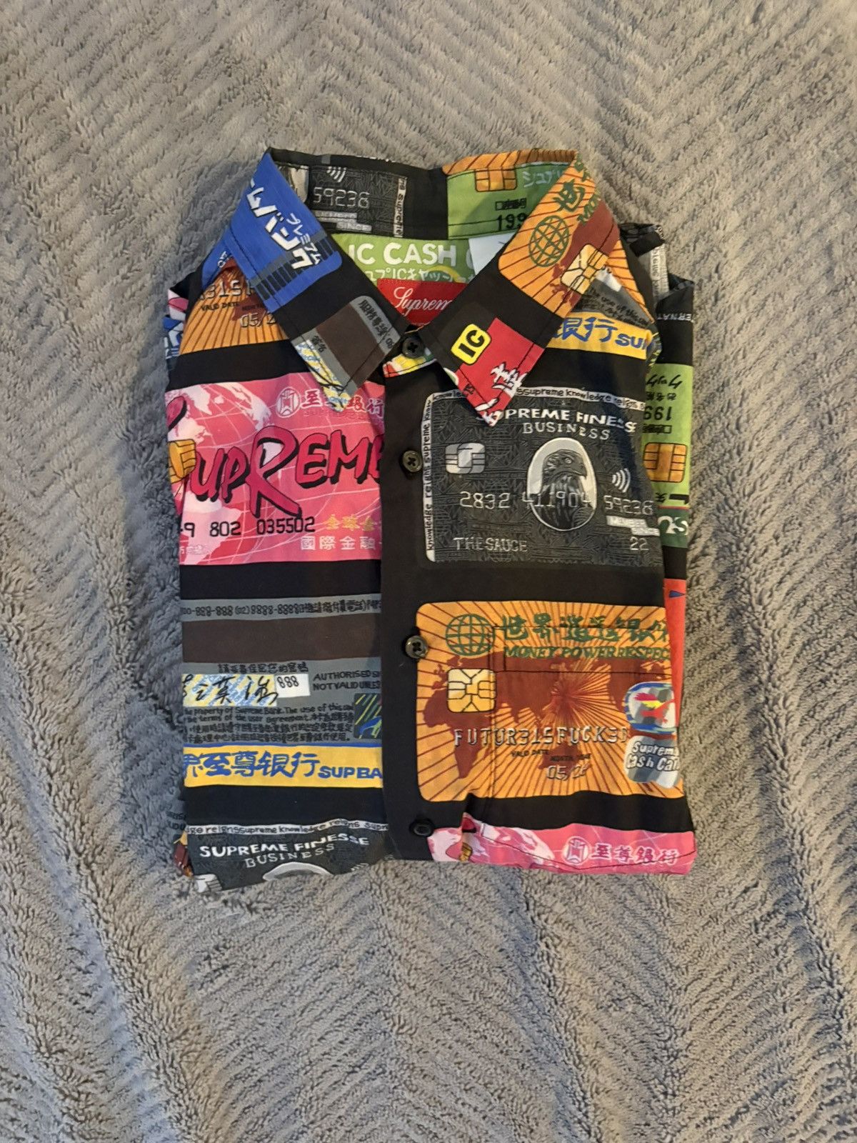 Supreme Supreme Credit Card Button Up S/S 22 Size US S / EU 44-46 / 1 - 1 Thumbnail