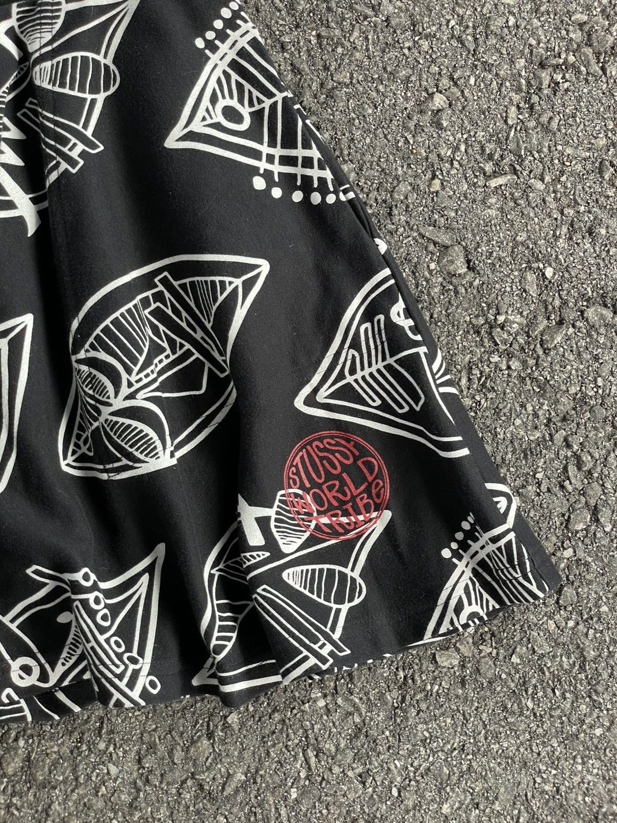 Stussy Stussy All-Over Print Flared Mini Skirt Size 27" / US 4 / IT 40 - 2 Thumbnail