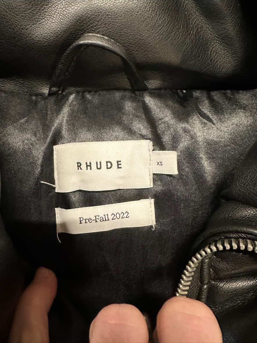 Rhude Rhude Embossed Puffer Jacket Black Size US XS / EU 42 / 0 - 3 Thumbnail