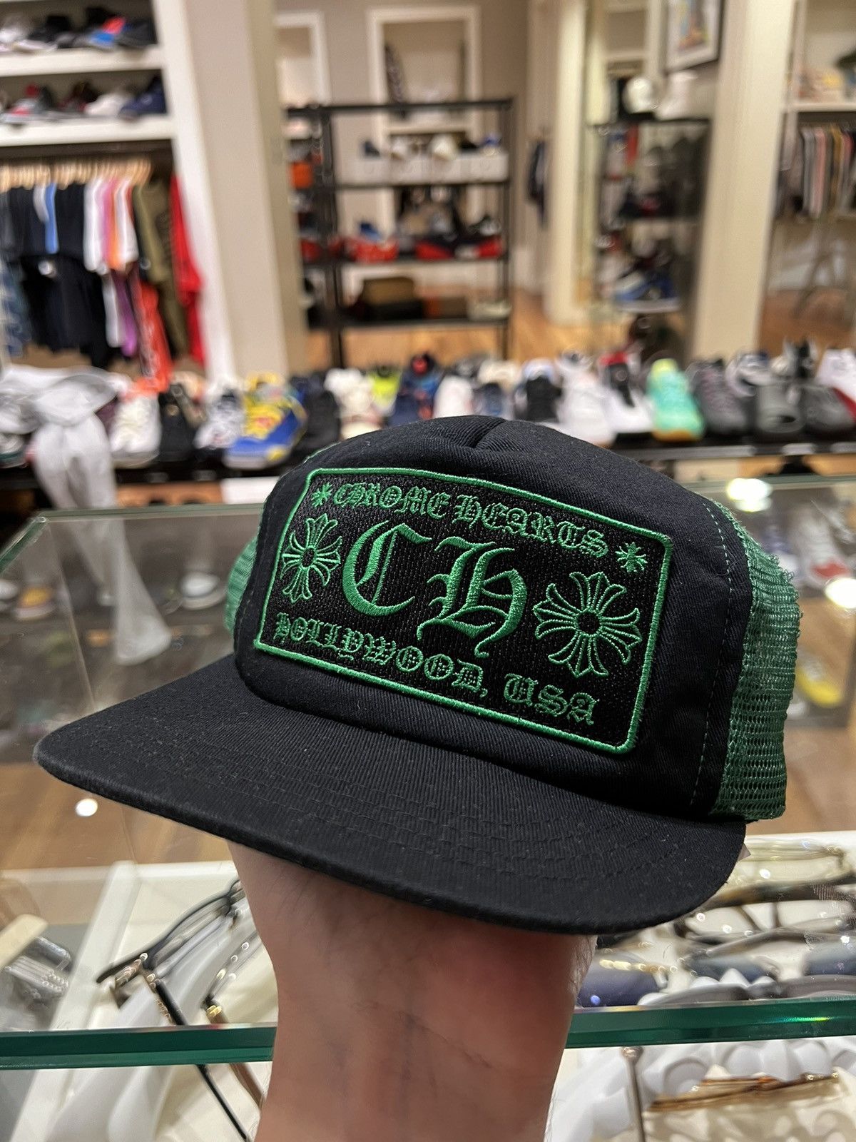 Chrome Hearts HollyWood Trucker Hat factory