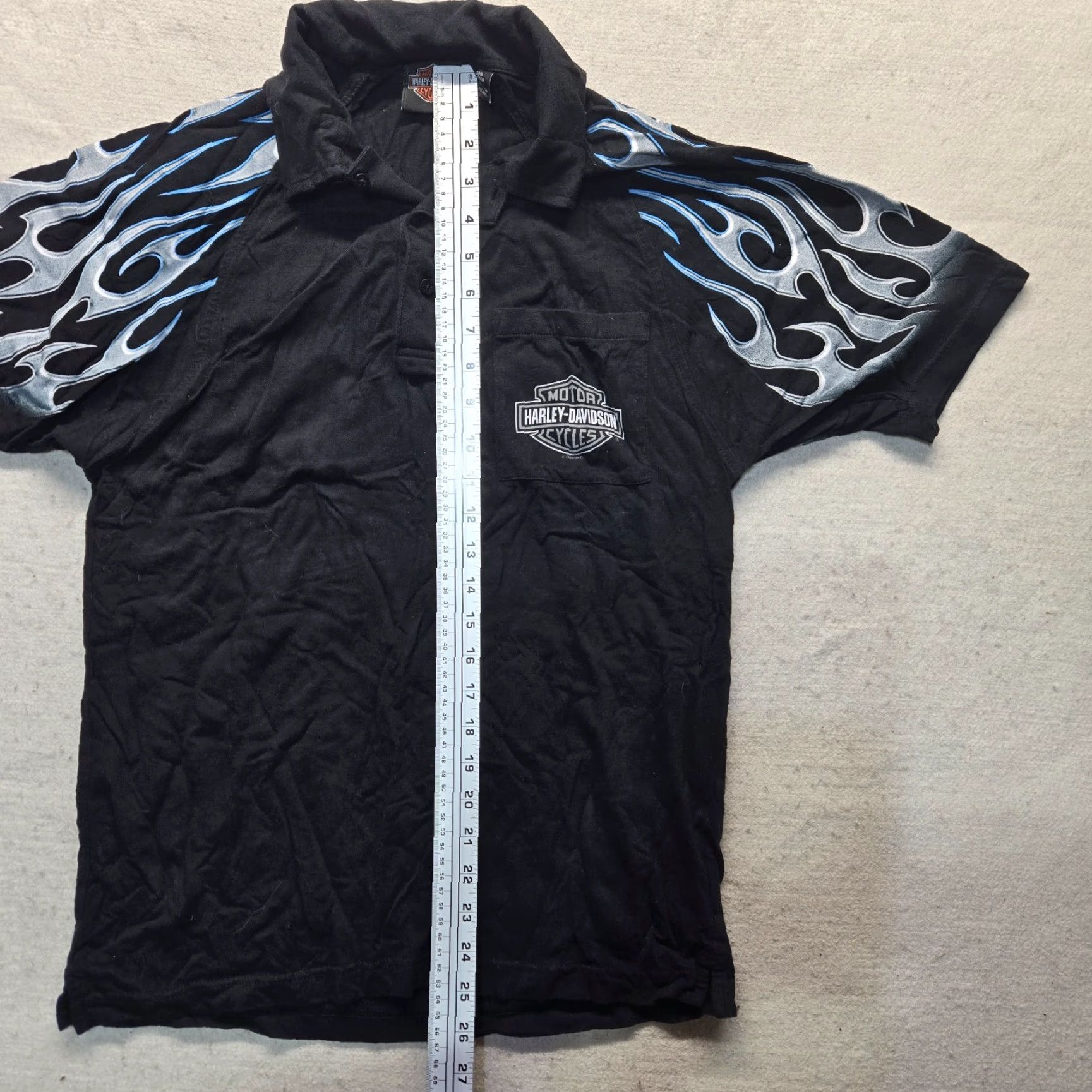 Gildan Gildan Heavy Cotton Shirt Men Black Polo Adult S Small Beach Motorcycle Bike Week Daytona Florida 2020s Logo Size US S / EU 44-46 / 1 - 7 Thumbnail