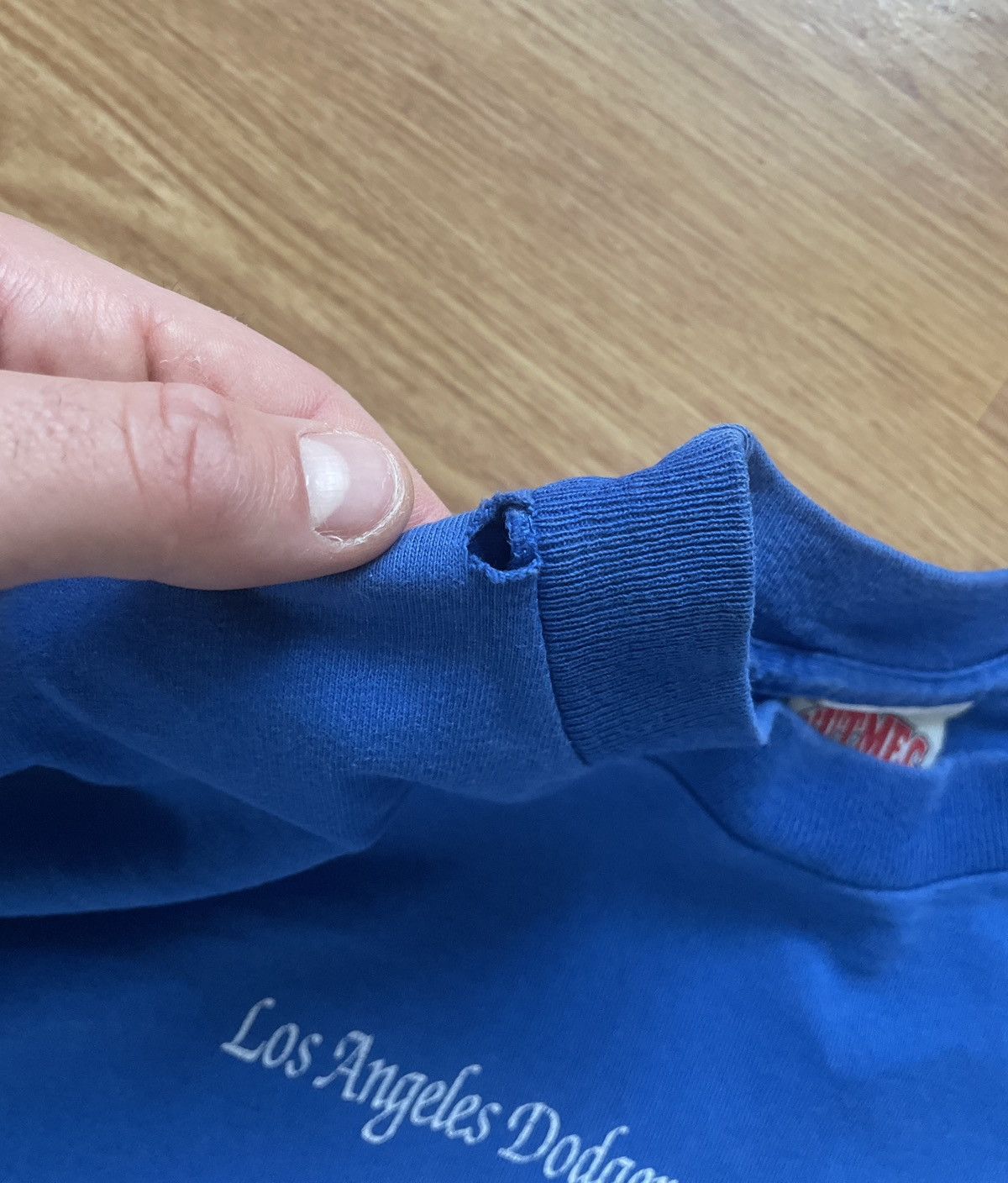 MLB × Nutmeg × Vintage Vintage 90’s Los Angeles Dodgers MLB Nutmeg t shirt tee Size US M / EU 48-50 / 2 - 7 Thumbnail