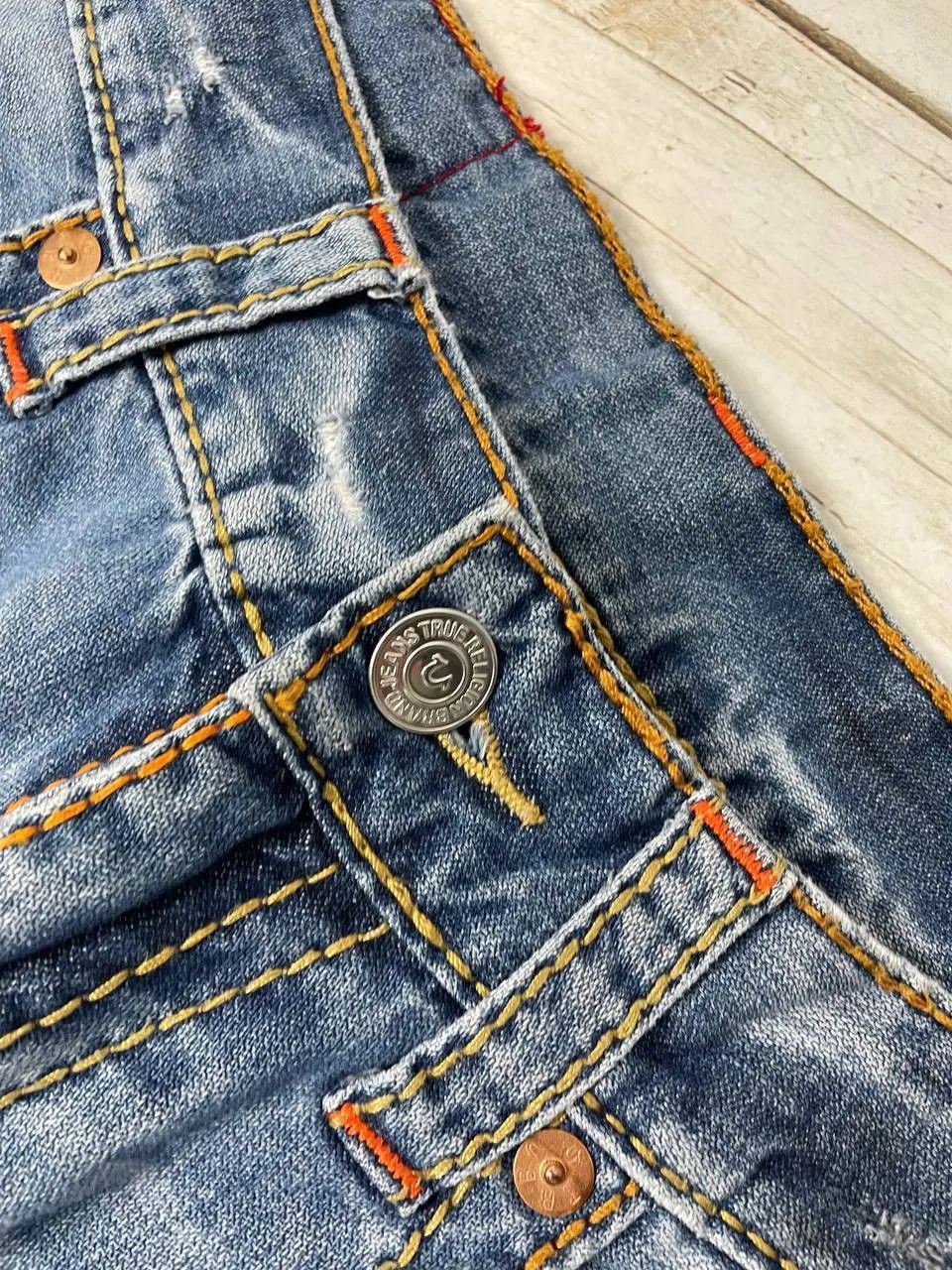 True Religion Vintage True Religion Denim Jeans Japan Y2K Men Size 32x34 Size US 32 / EU 48 - 5 Thumbnail