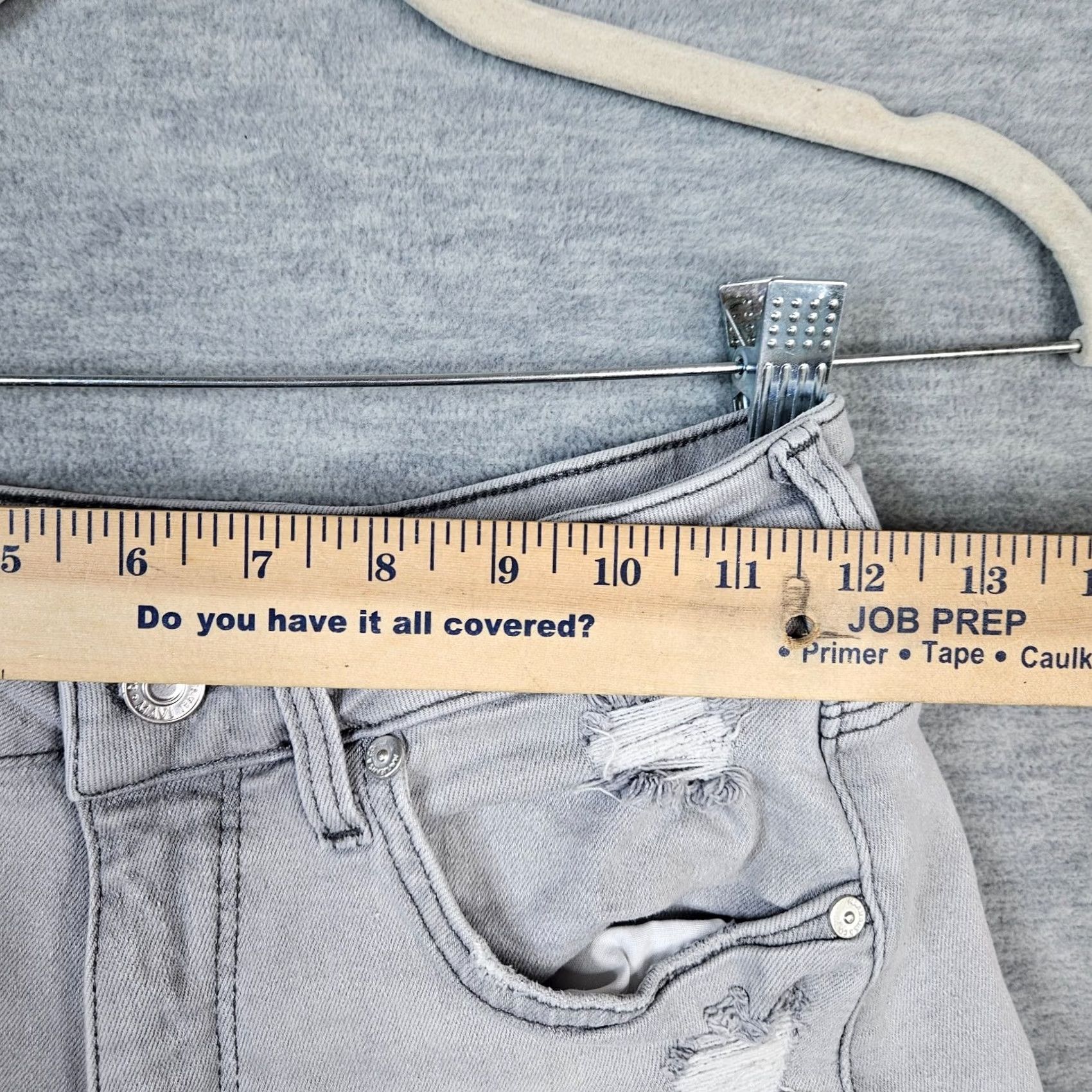 Mavi Mavi Women's Light Gray Rosie Frayed Short Size 26 Size 26" / US 2 / IT 38 - 4 Thumbnail