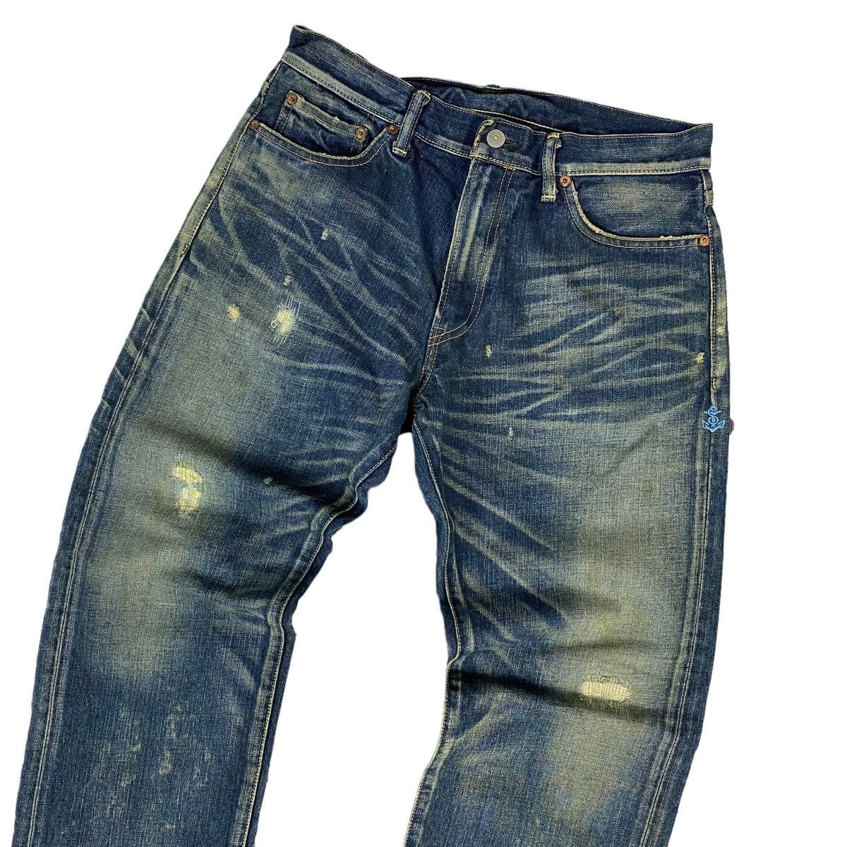 Japanese Brand Rare🔥Yamaya Jeans Lightning Style Size US 30 / EU 46 - 5 Thumbnail