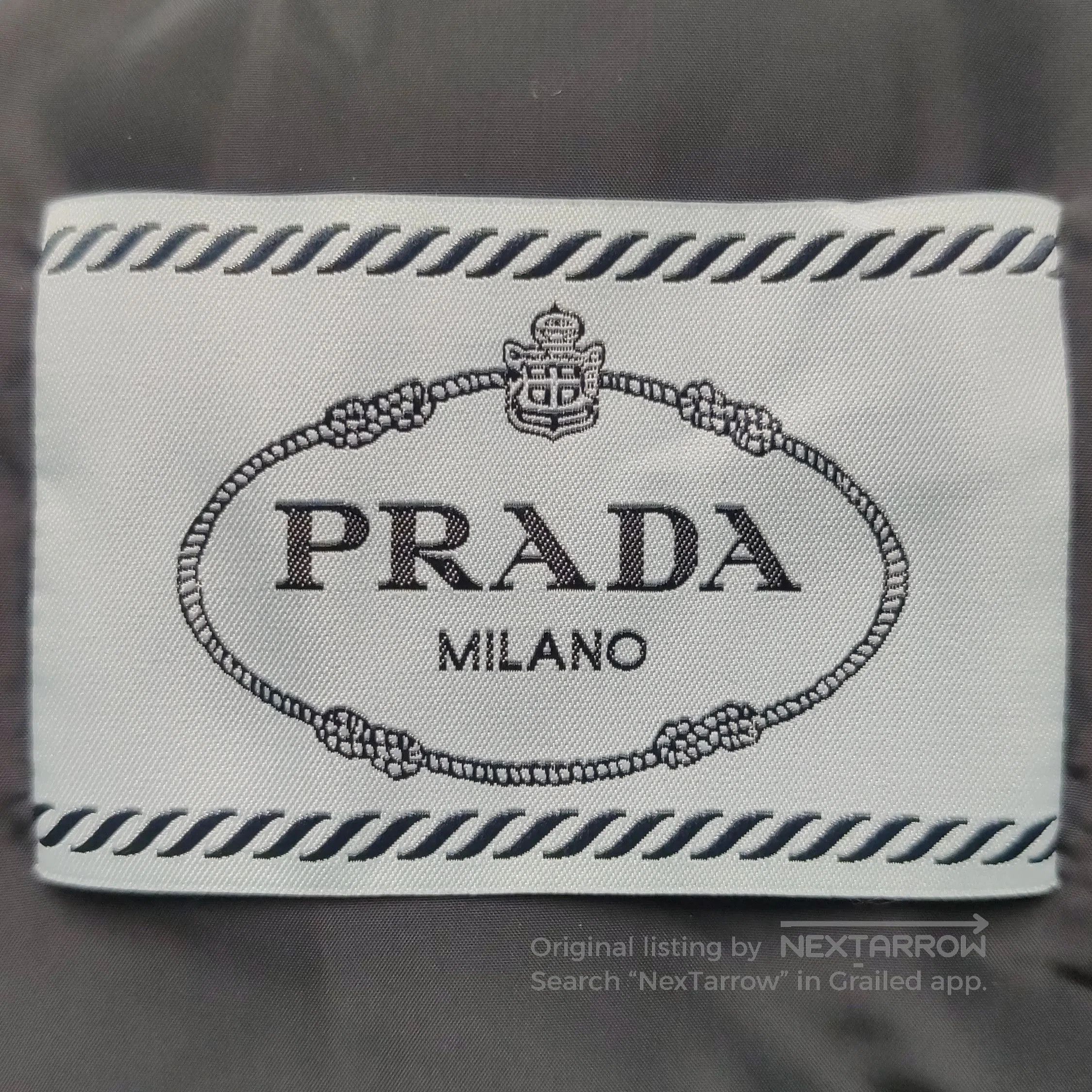 Prada Prada Hooded Long Sleeve Jacket in Black . Size US S / EU 44-46 / 1 - 4 Thumbnail