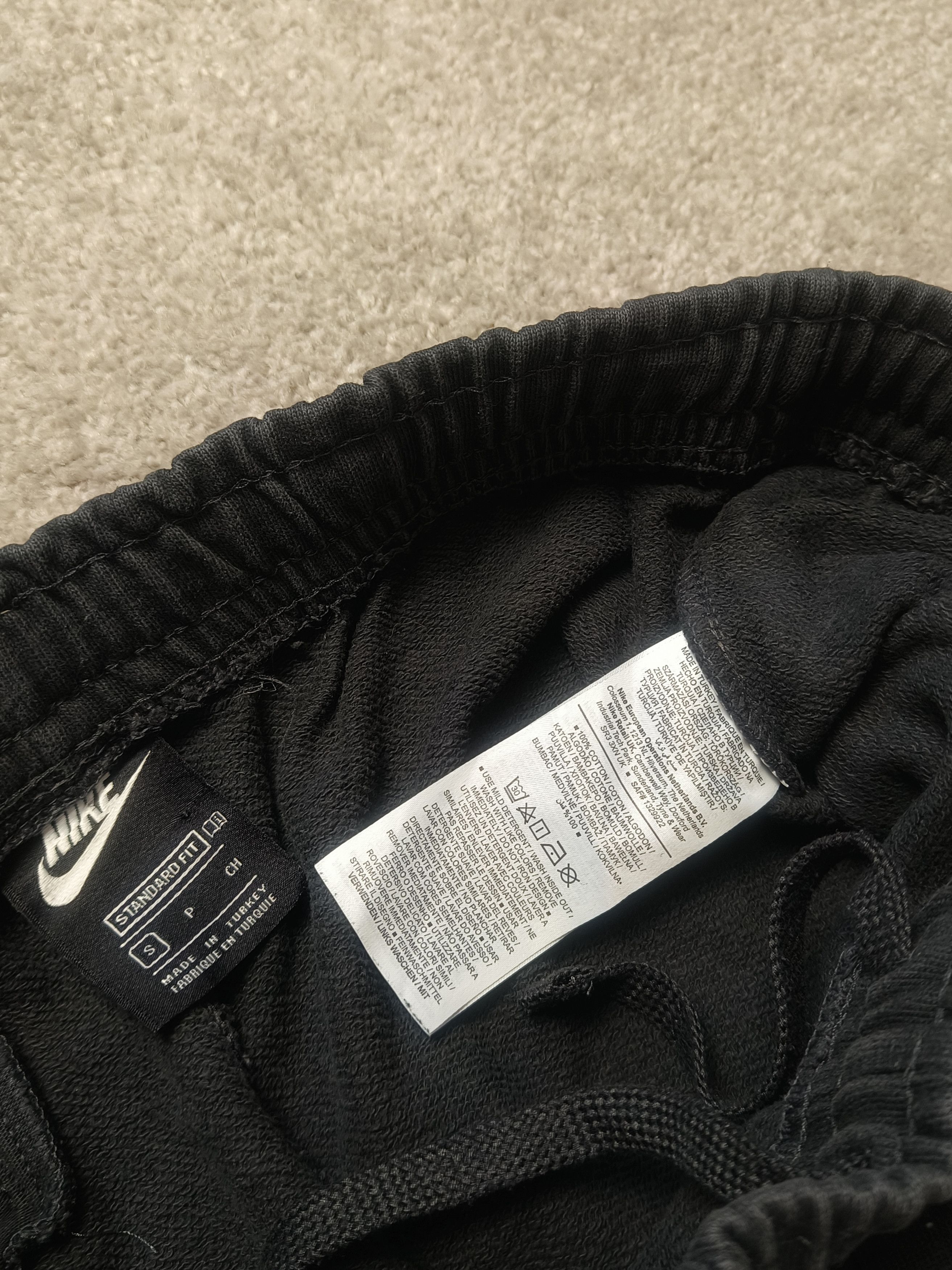 Nike Nike Swoosh Logo Jogger Cuff Athletic Casual Sweatpants Size 29" - 2 Thumbnail