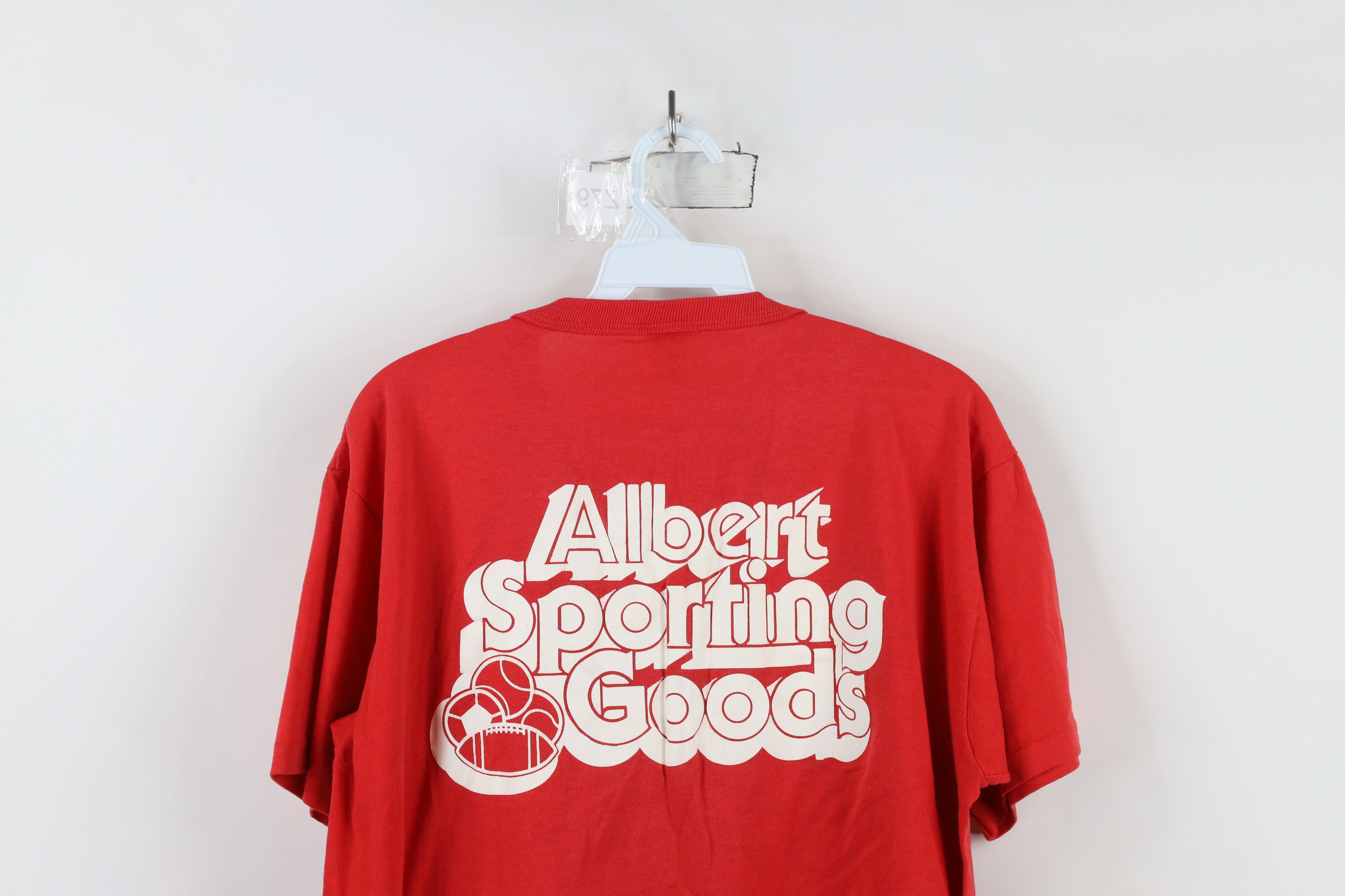 Russell Athletic × Vintage Vintage 90s Russell Athletic Goods Gridersville T-Shirt USA Size US L / EU 52-54 / 3 - 13 Thumbnail