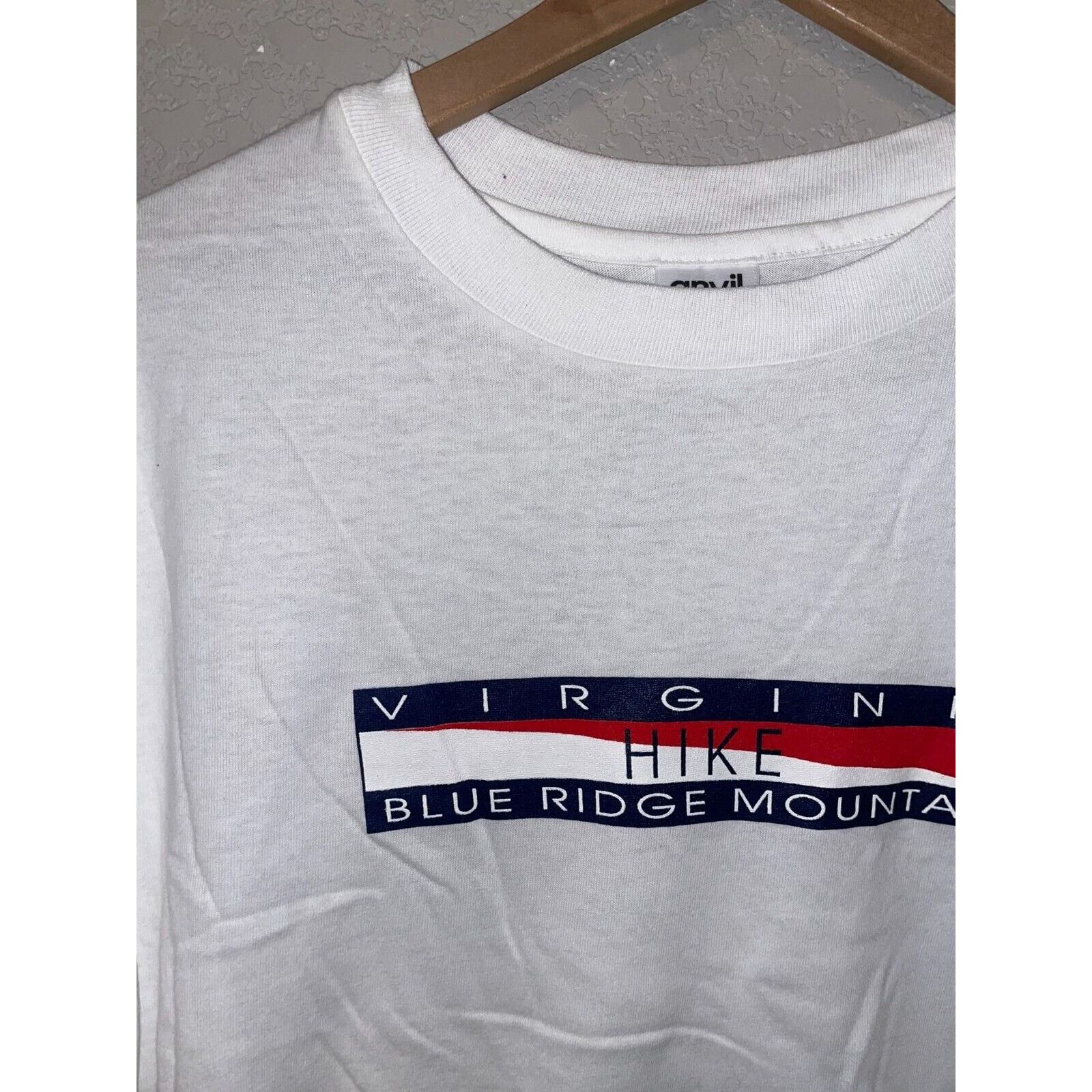 Anvil Vintage Virginia Long Sleeve Shirt Hike Anvil Tee 90s L Size US L / EU 52-54 / 3 - 2 Thumbnail